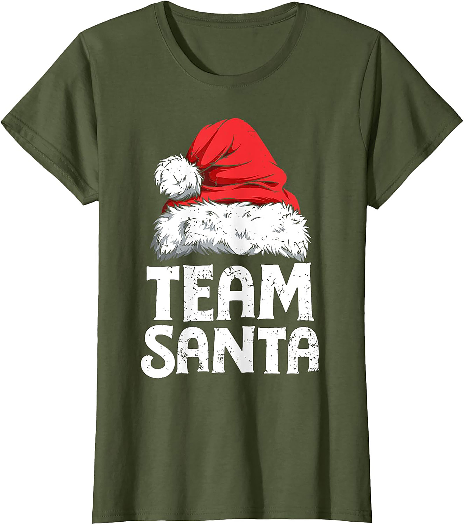 Team Santa Graphic Tee Funny Christmas Shirt