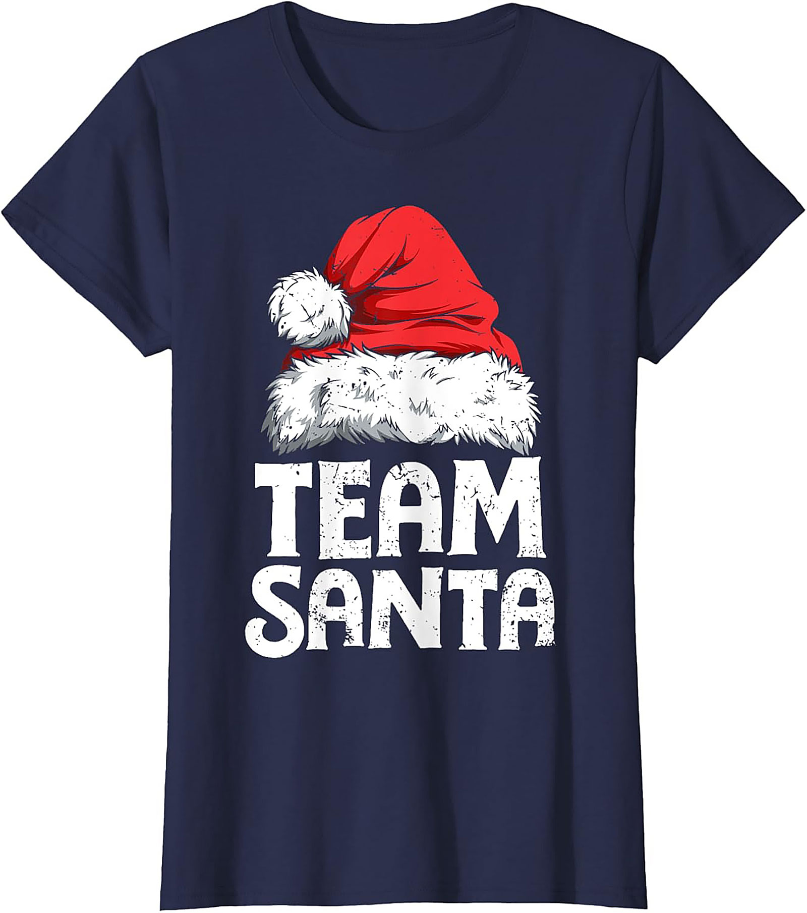 Team Santa Graphic Tee Funny Christmas Shirt