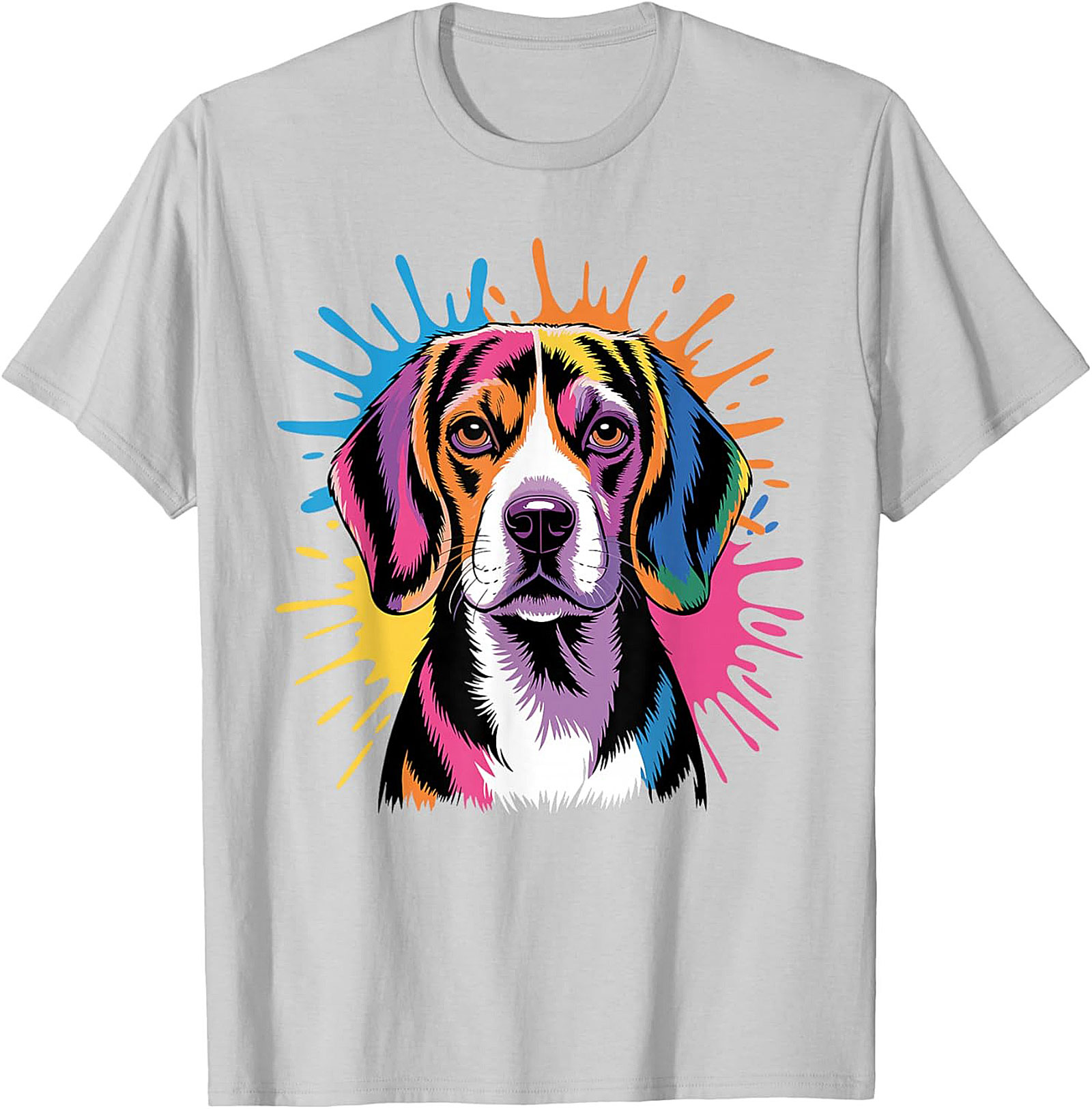Pop Art Beagle T-Shirt | Vibrant Dog Lover Graphic Tee