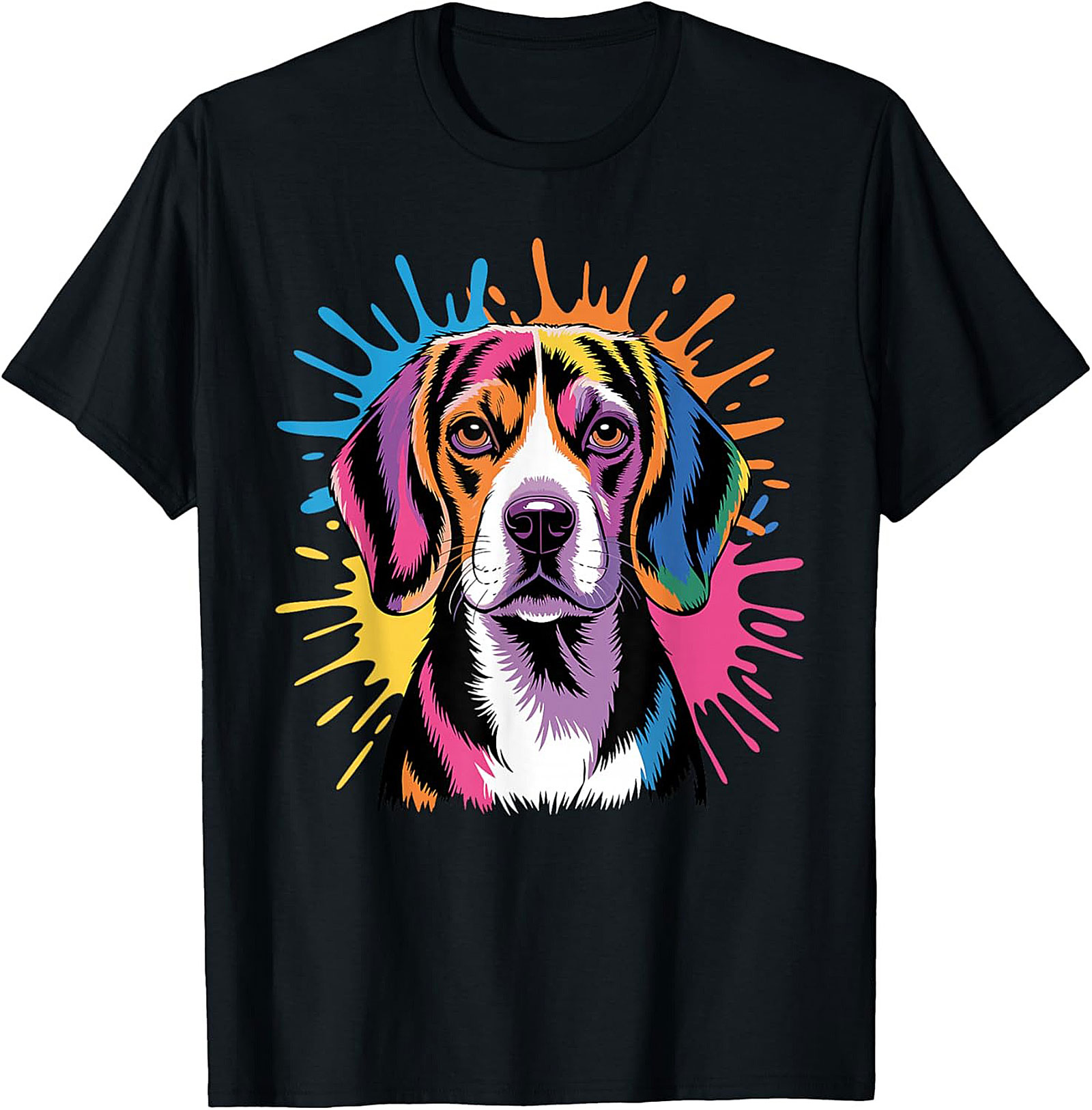 Pop Art Beagle T-Shirt | Vibrant Dog Lover Graphic Tee