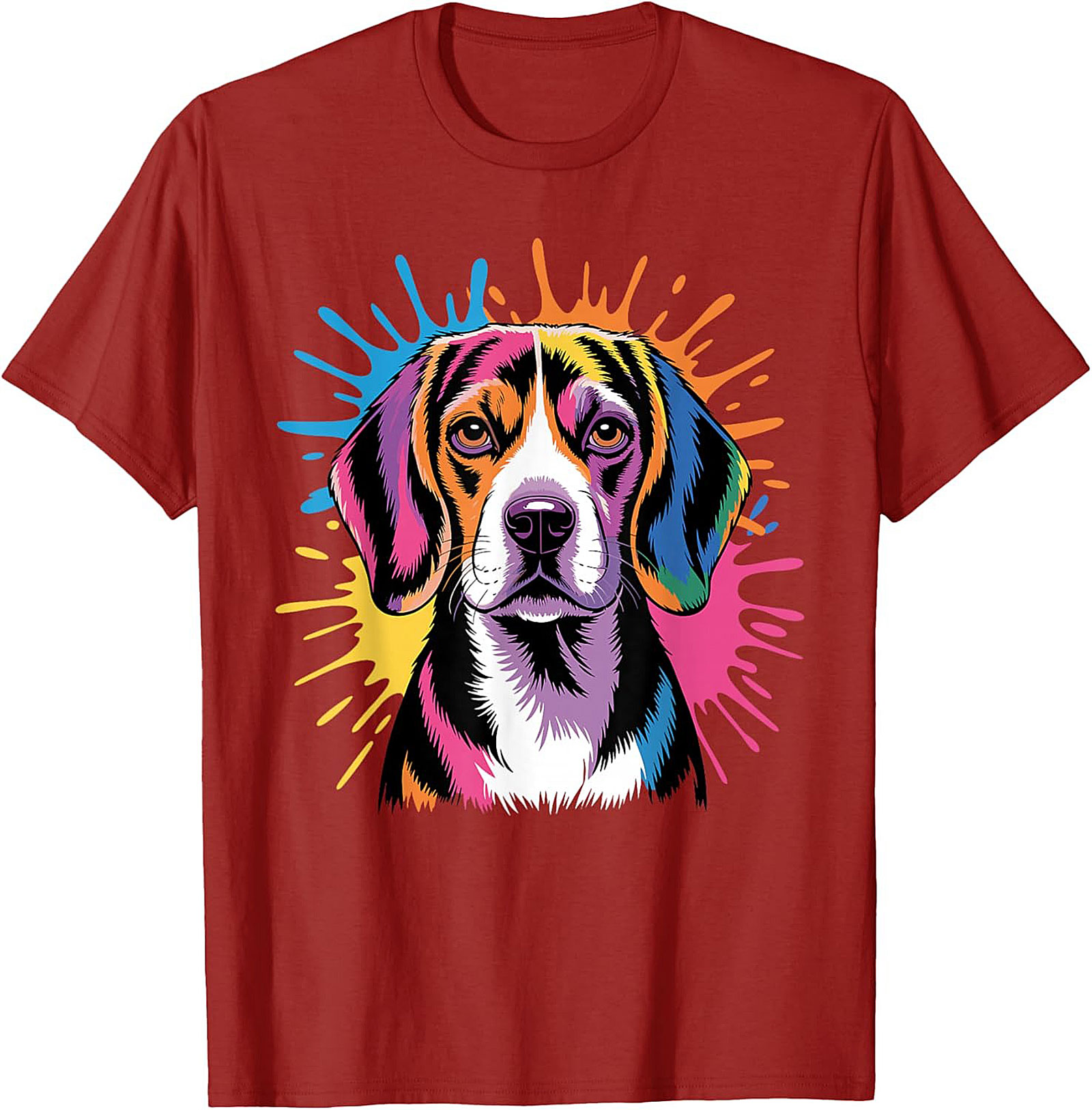 Pop Art Beagle T-Shirt | Vibrant Dog Lover Graphic Tee