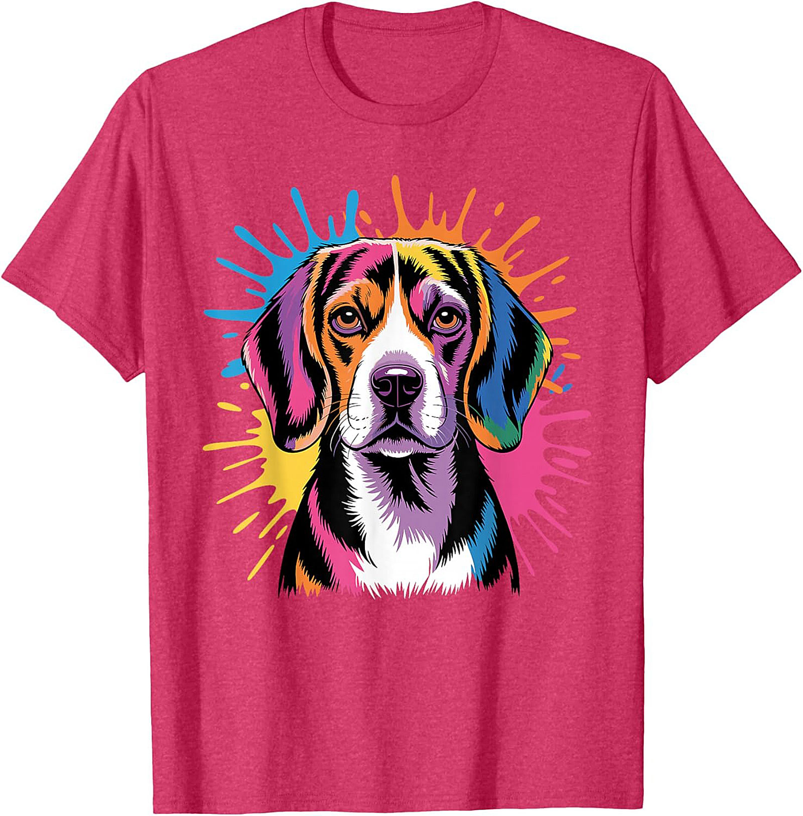 Pop Art Beagle T-Shirt | Vibrant Dog Lover Graphic Tee