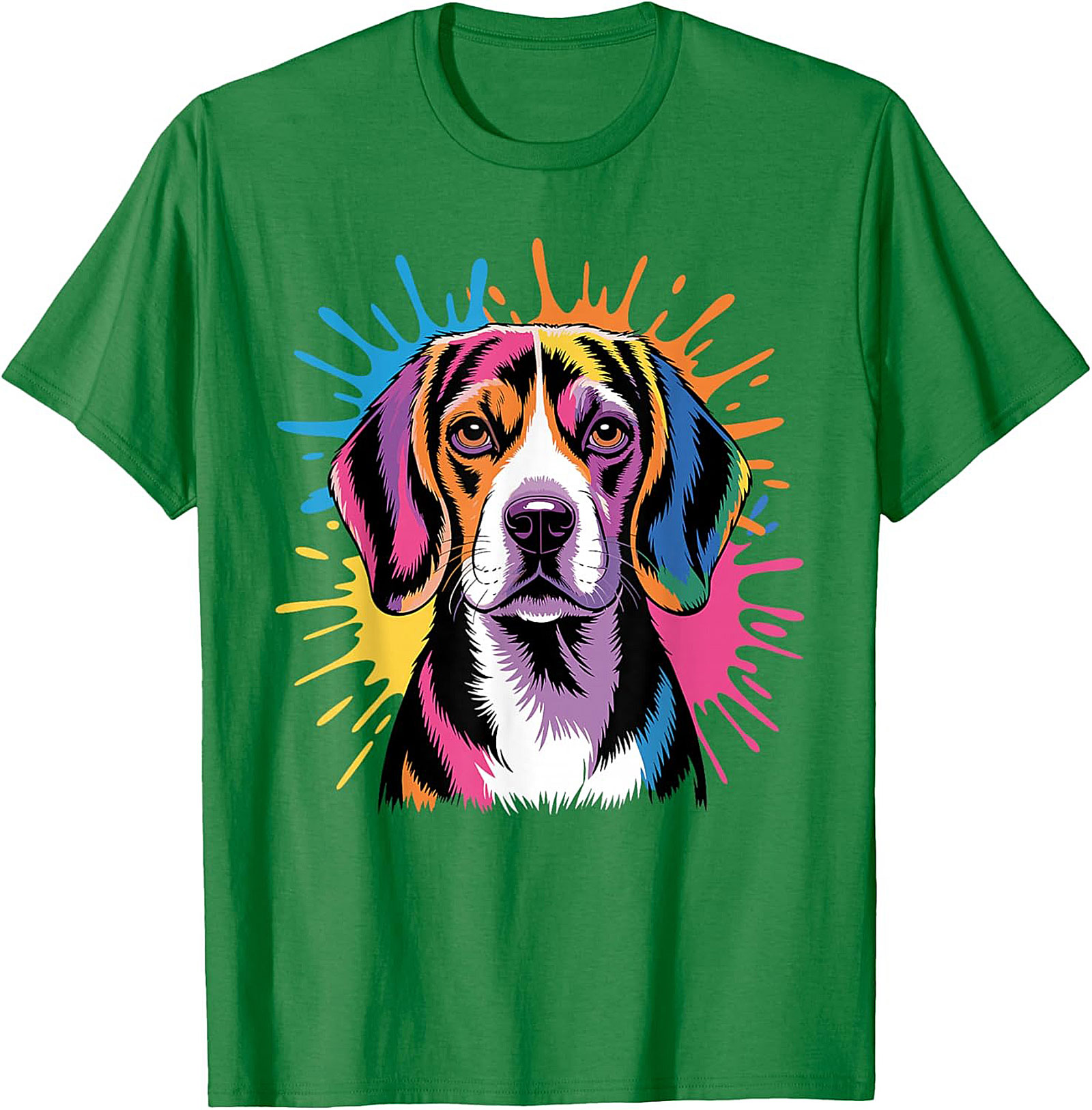 Pop Art Beagle T-Shirt | Vibrant Dog Lover Graphic Tee