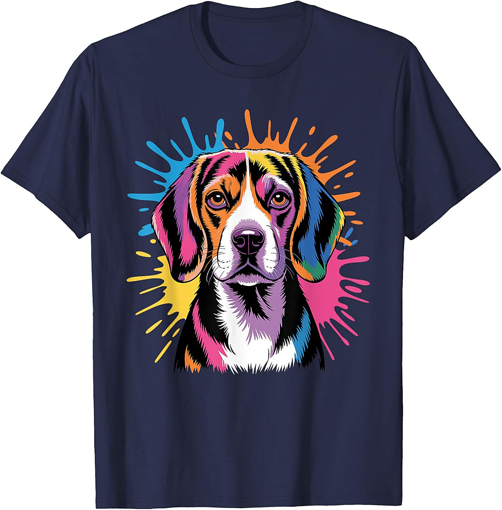 Pop Art Beagle T-Shirt | Vibrant Dog Lover Graphic Tee