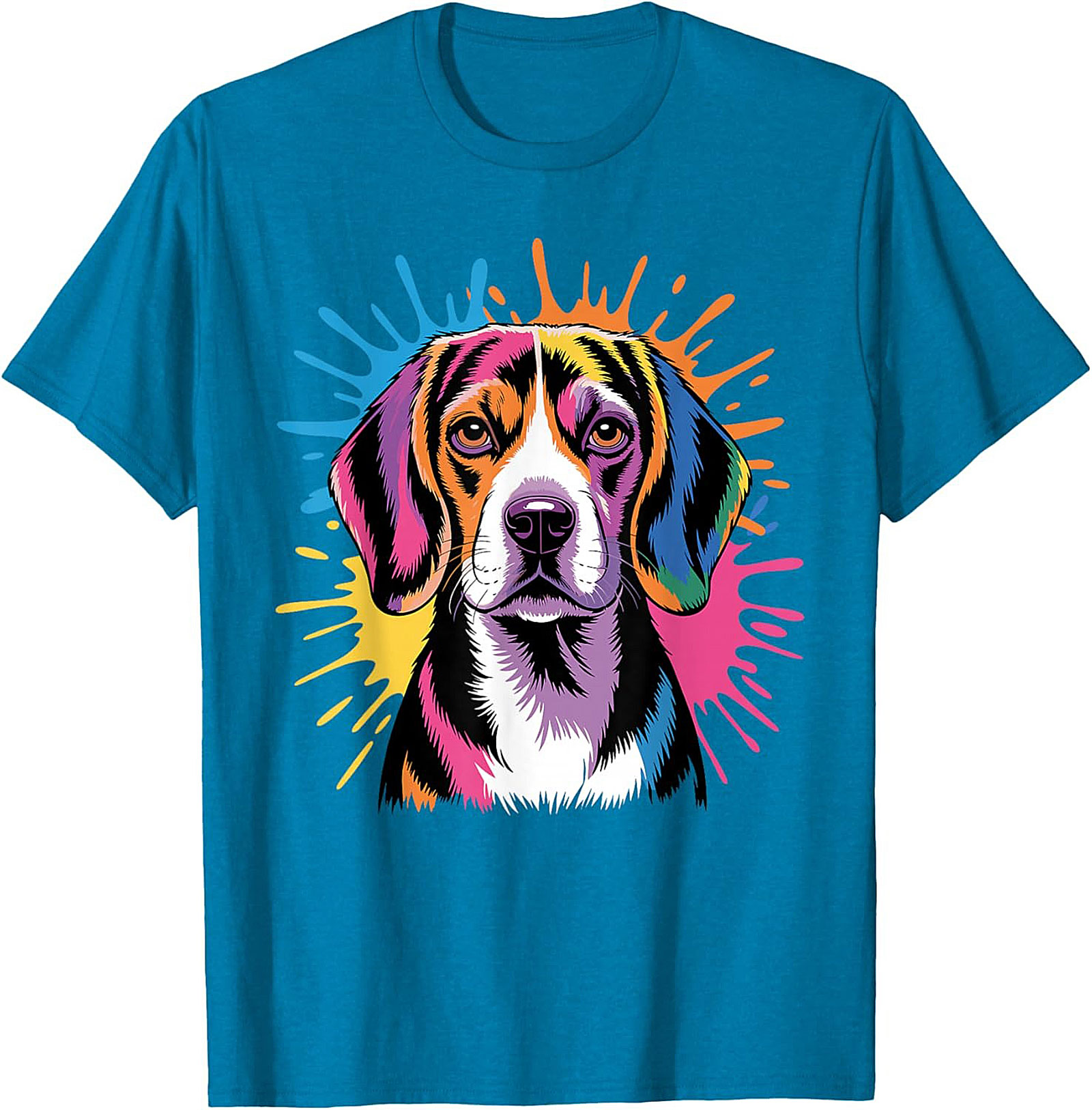 Pop Art Beagle T-Shirt | Vibrant Dog Lover Graphic Tee