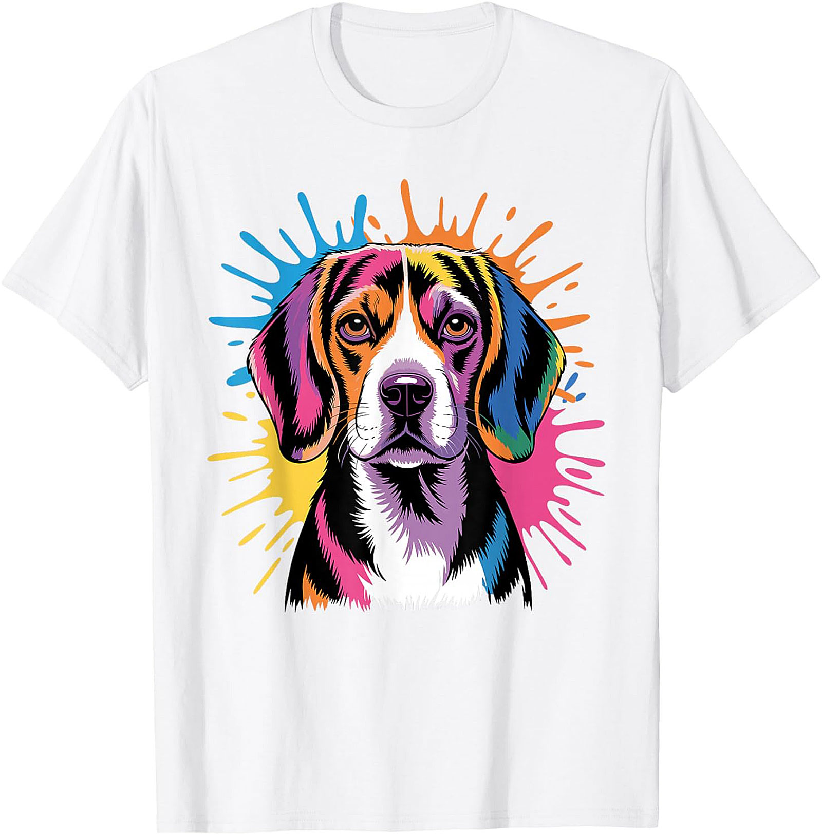 Pop Art Beagle T-Shirt | Vibrant Dog Lover Graphic Tee