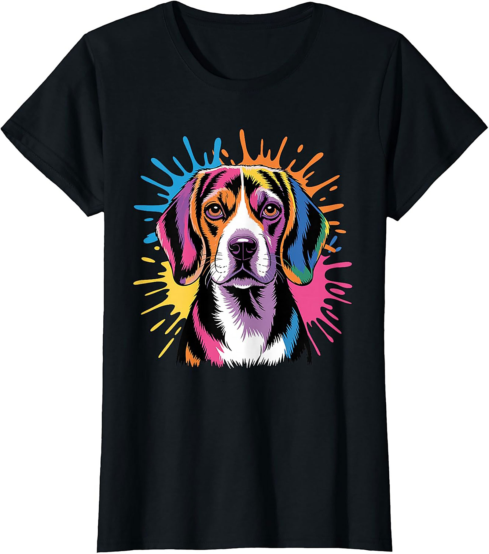 Pop Art Beagle T-Shirt | Vibrant Dog Lover Graphic Tee