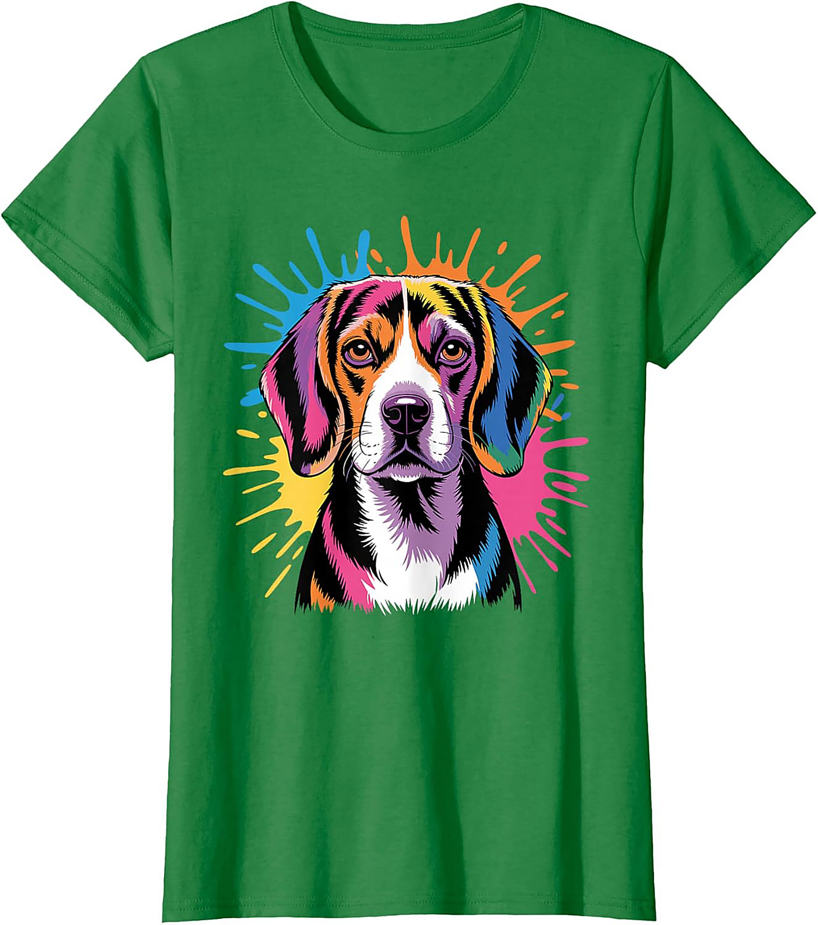 Pop Art Beagle T-Shirt | Vibrant Dog Lover Graphic Tee