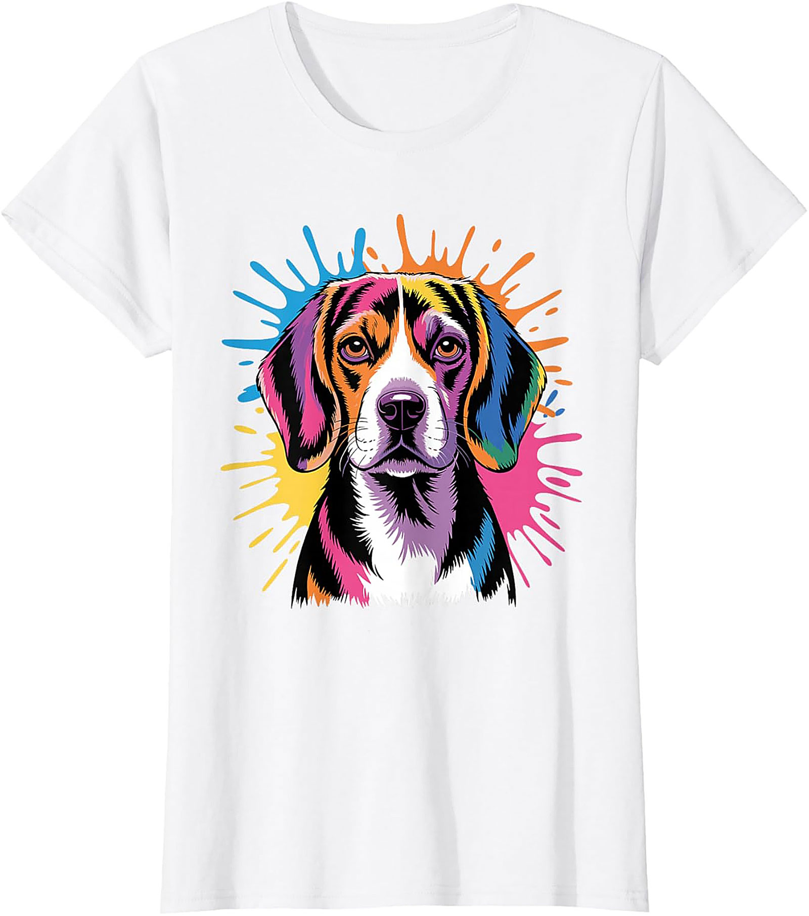 Pop Art Beagle T-Shirt | Vibrant Dog Lover Graphic Tee