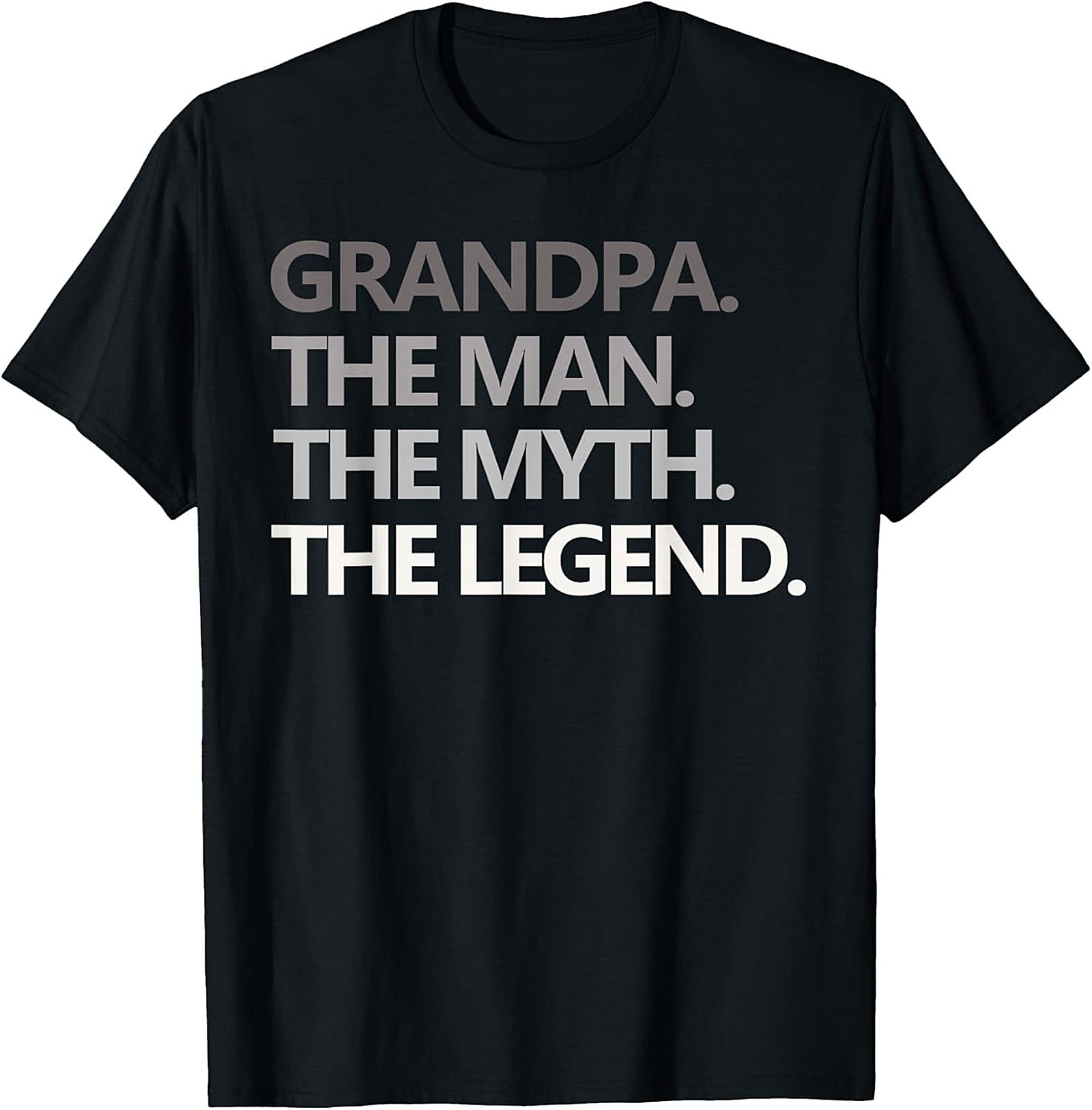 Grandpa The Man The Myth The Legend Funny T-shirt