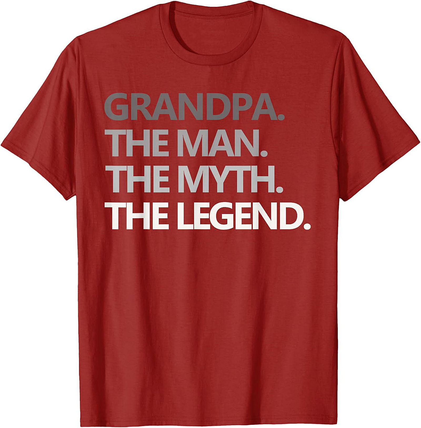 Grandpa The Man The Myth The Legend Funny T-shirt
