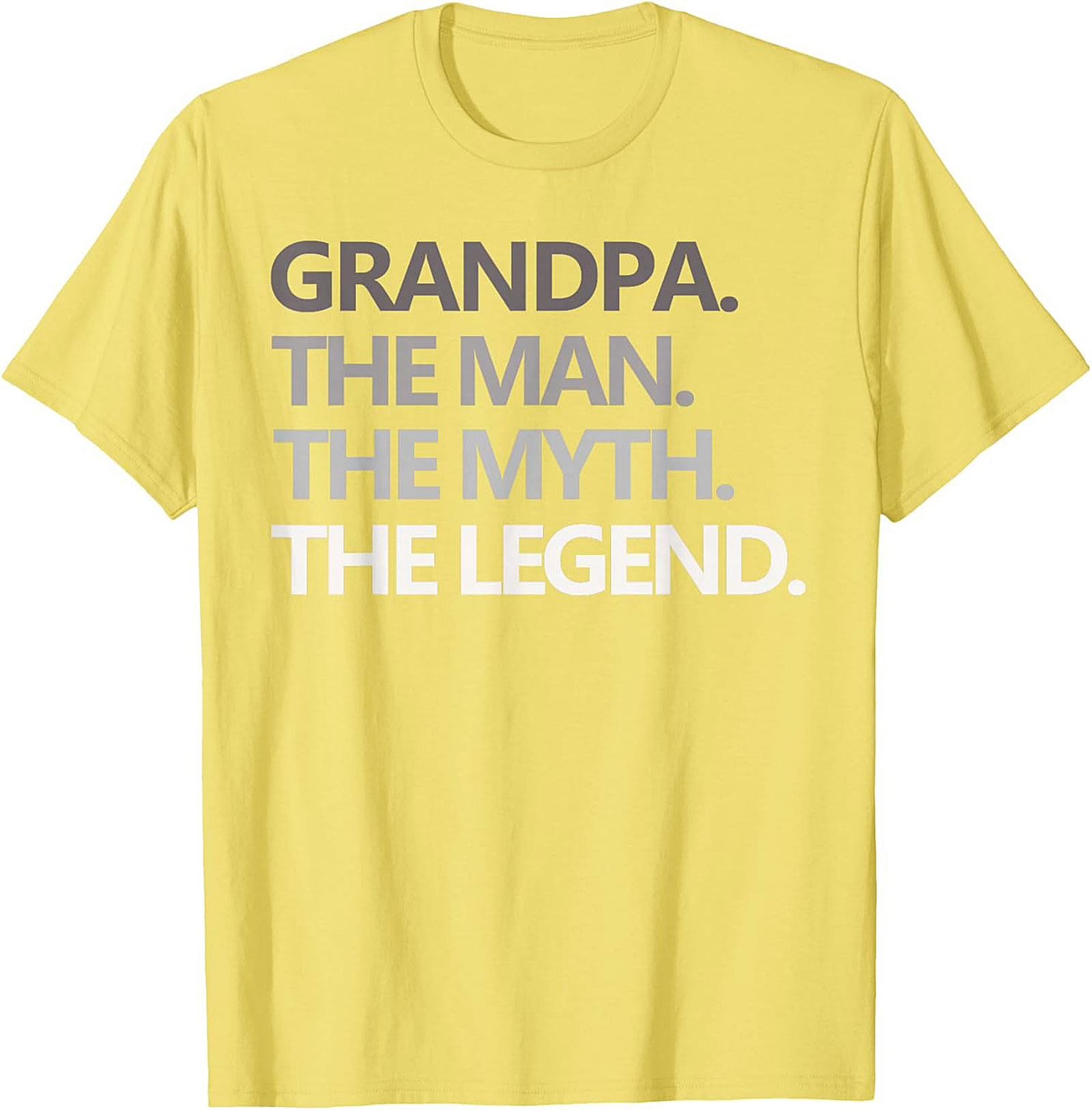 Grandpa The Man The Myth The Legend Funny T-shirt