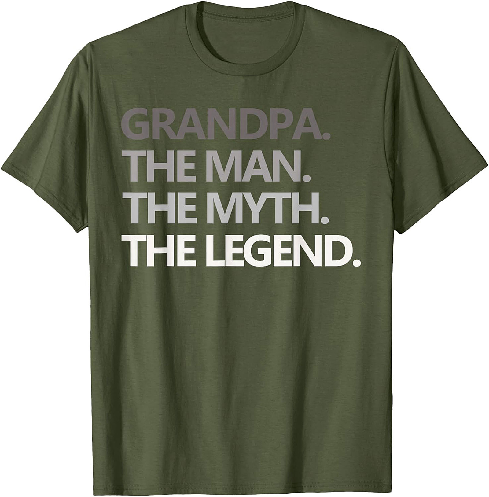 Grandpa The Man The Myth The Legend Funny T-shirt
