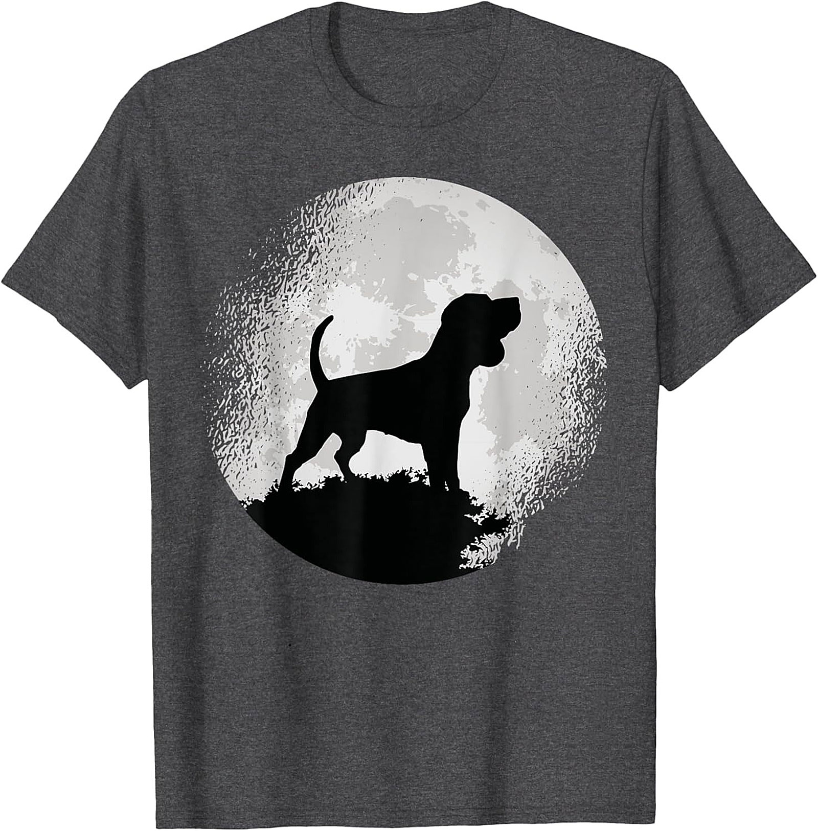 Hound Dog Moon Silhouette Graphic Tee | Classic Unisex Shirt