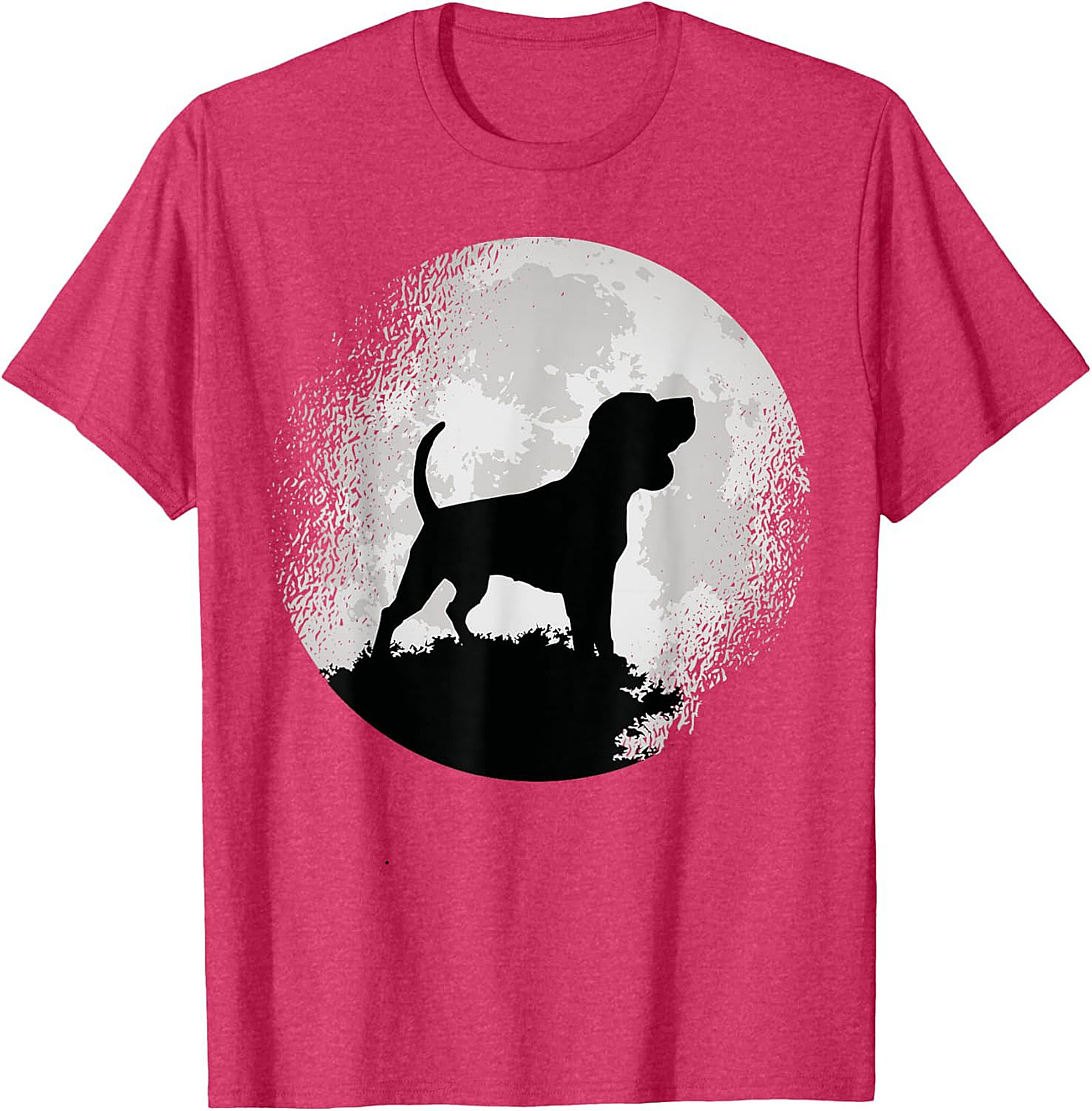 Hound Dog Moon Silhouette Graphic Tee | Classic Unisex Shirt