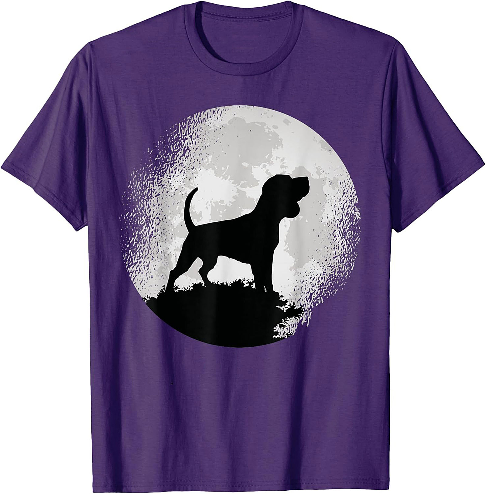 Hound Dog Moon Silhouette Graphic Tee | Classic Unisex Shirt