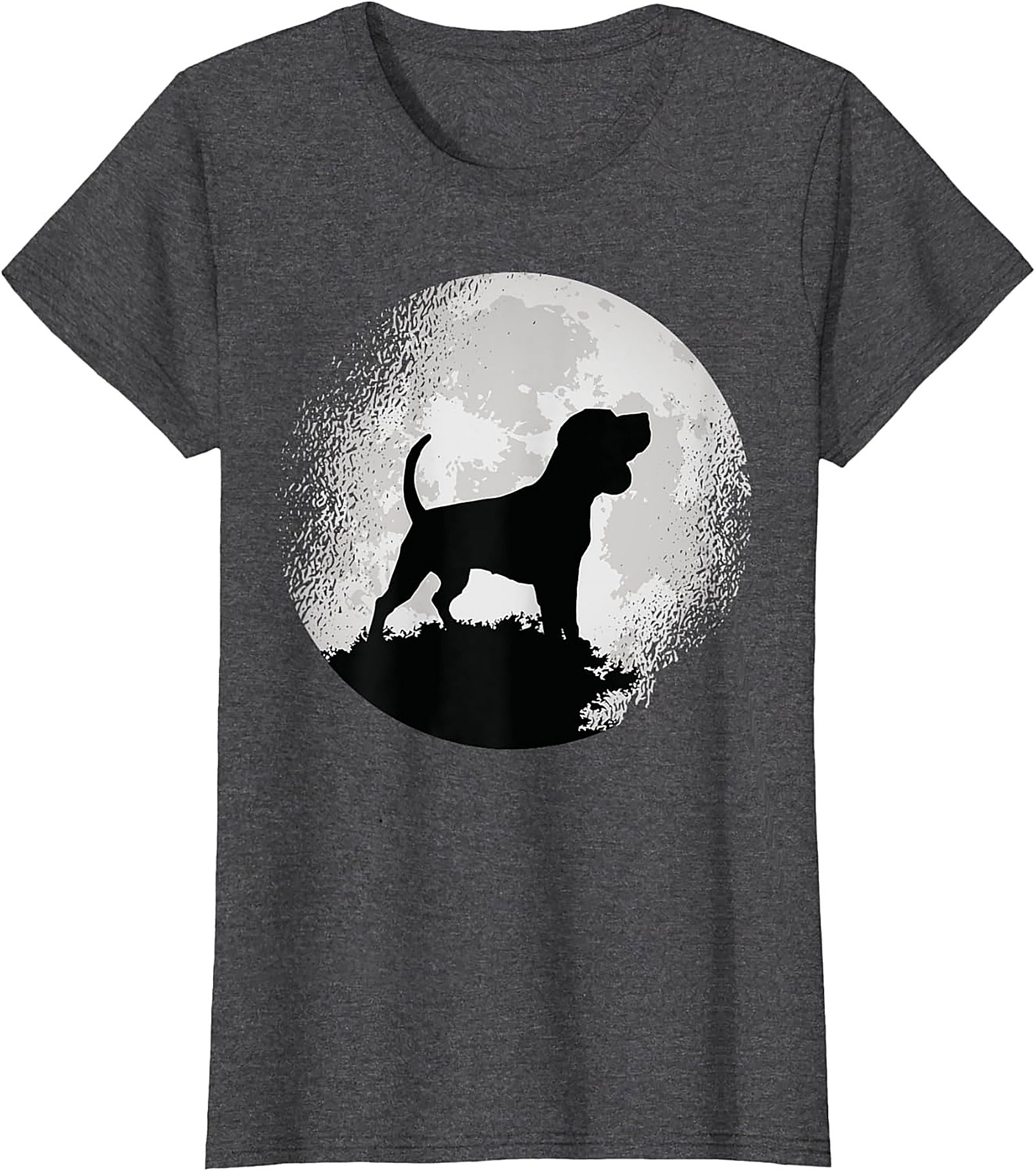 Hound Dog Moon Silhouette Graphic Tee | Classic Unisex Shirt