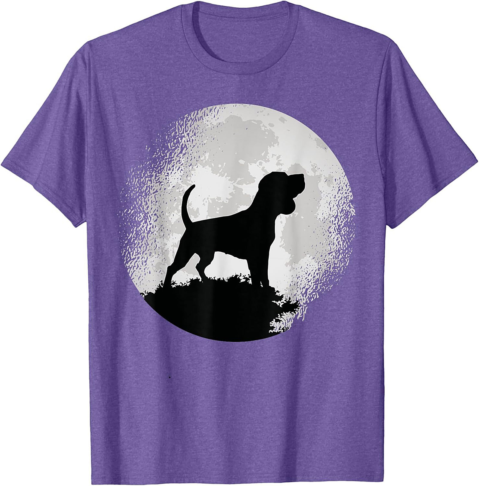 Hound Dog Moon Silhouette Graphic Tee | Classic Unisex Shirt