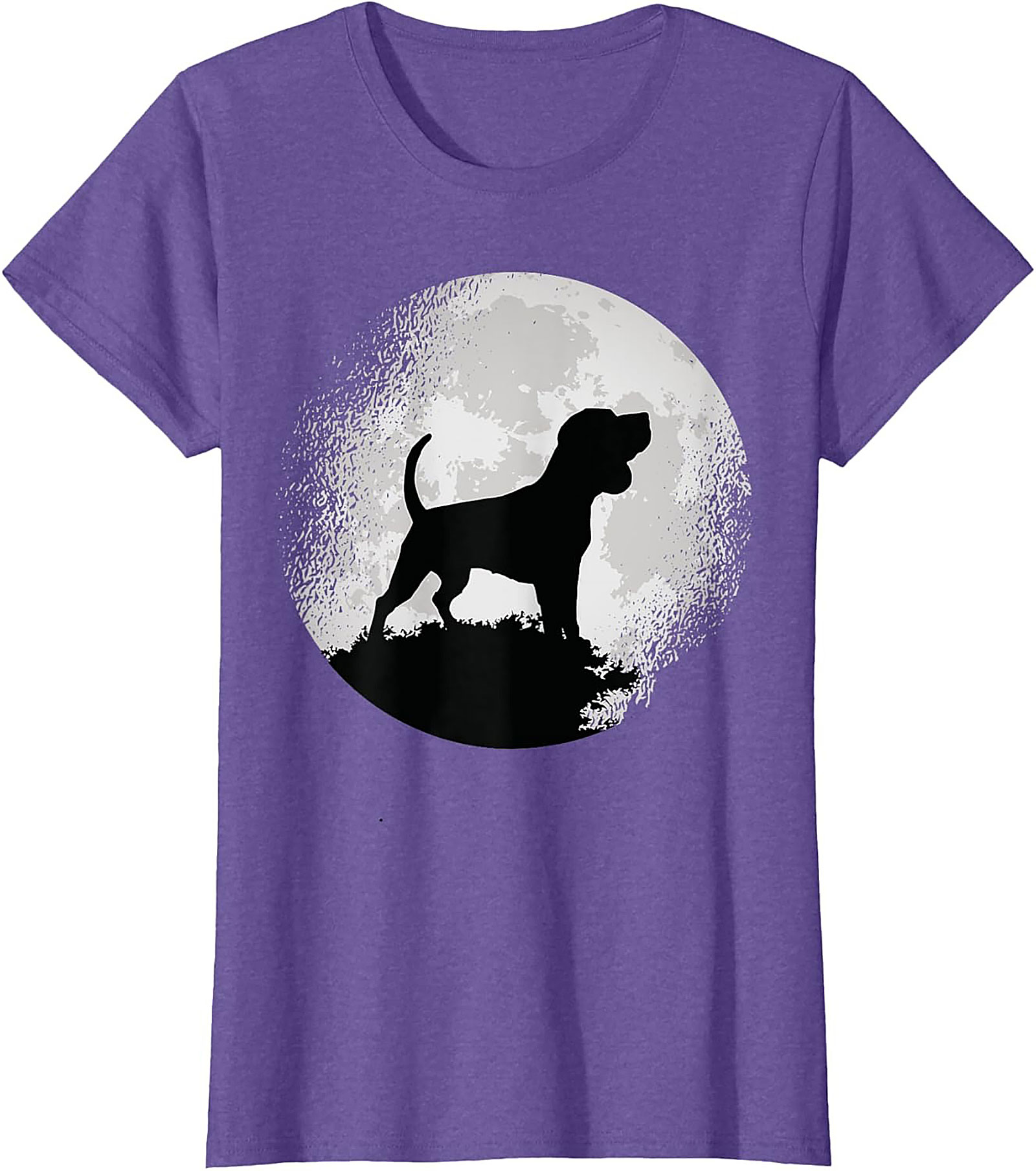 Hound Dog Moon Silhouette Graphic Tee | Classic Unisex Shirt