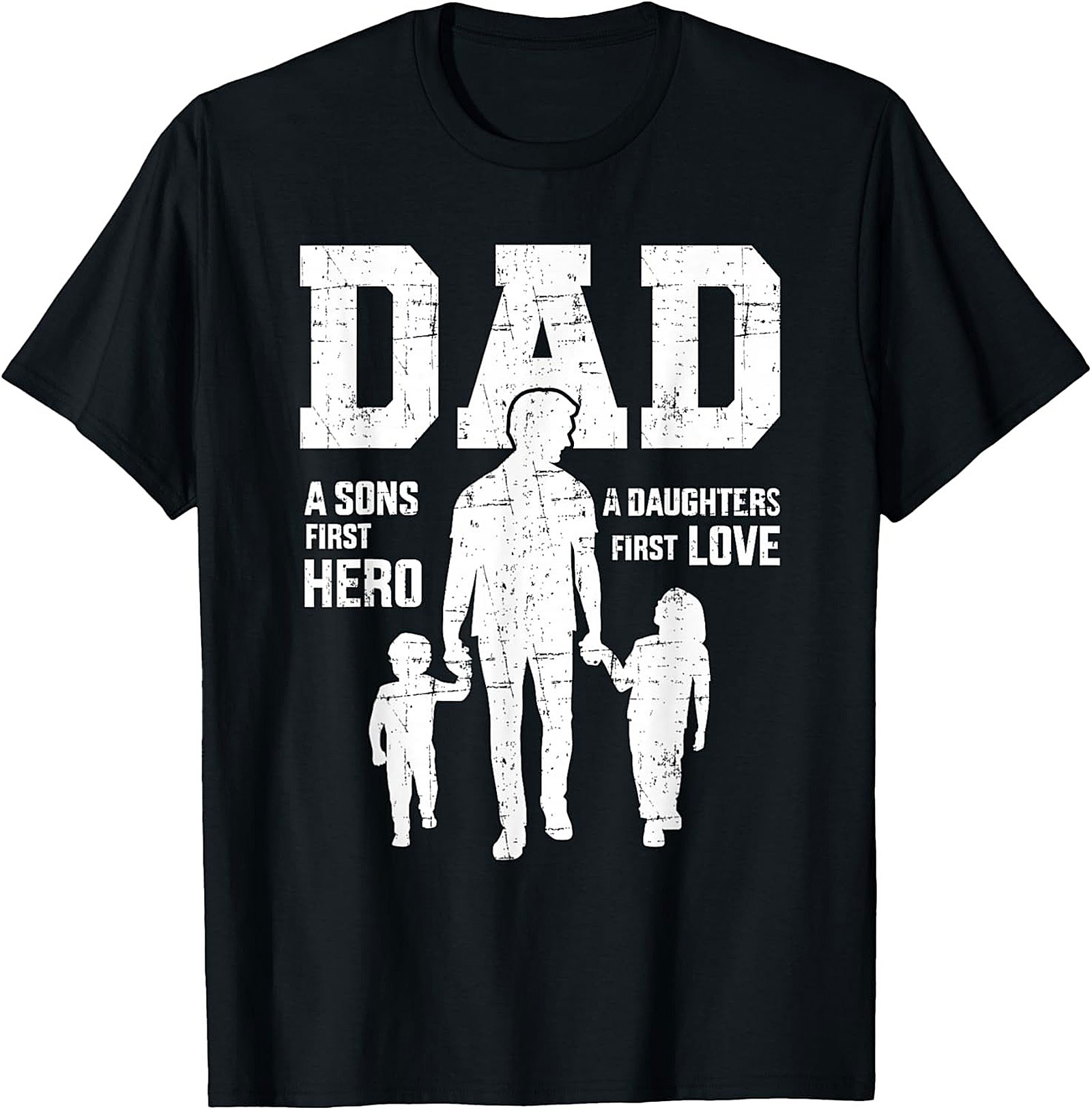 Best Dad First Hero T-shirt Father's Day Graphic Tee