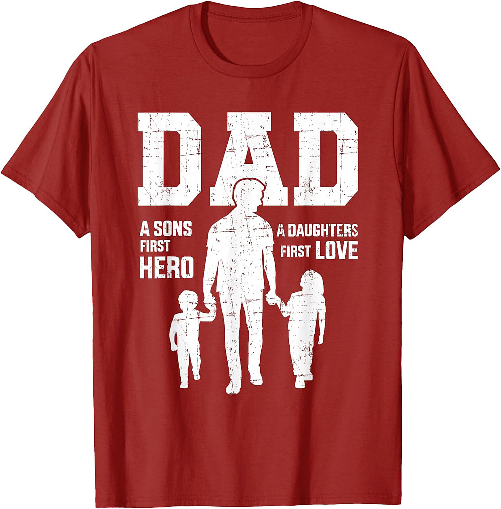 Best Dad First Hero T-shirt Father's Day Graphic Tee