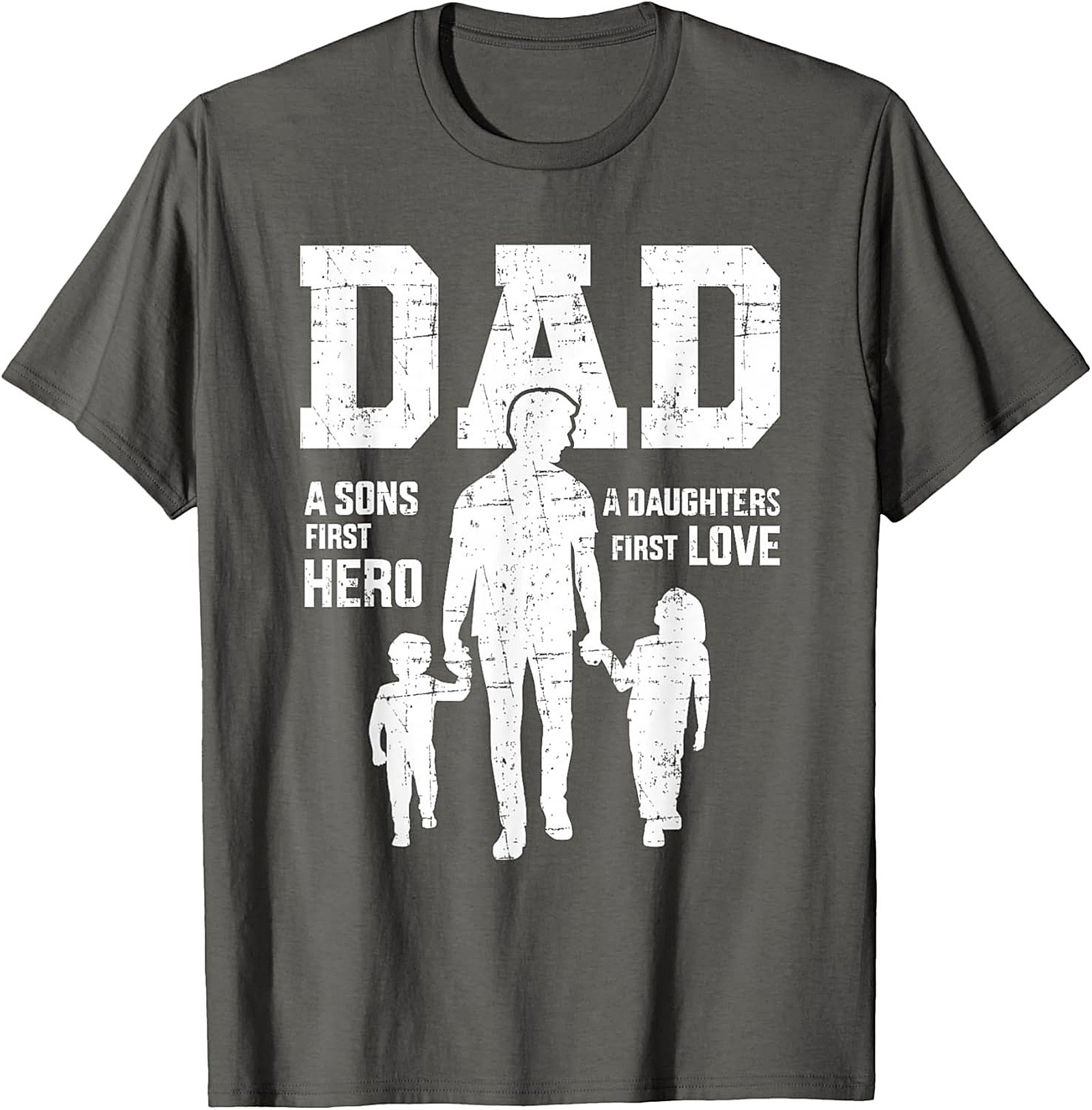 Best Dad First Hero T-shirt Father's Day Graphic Tee