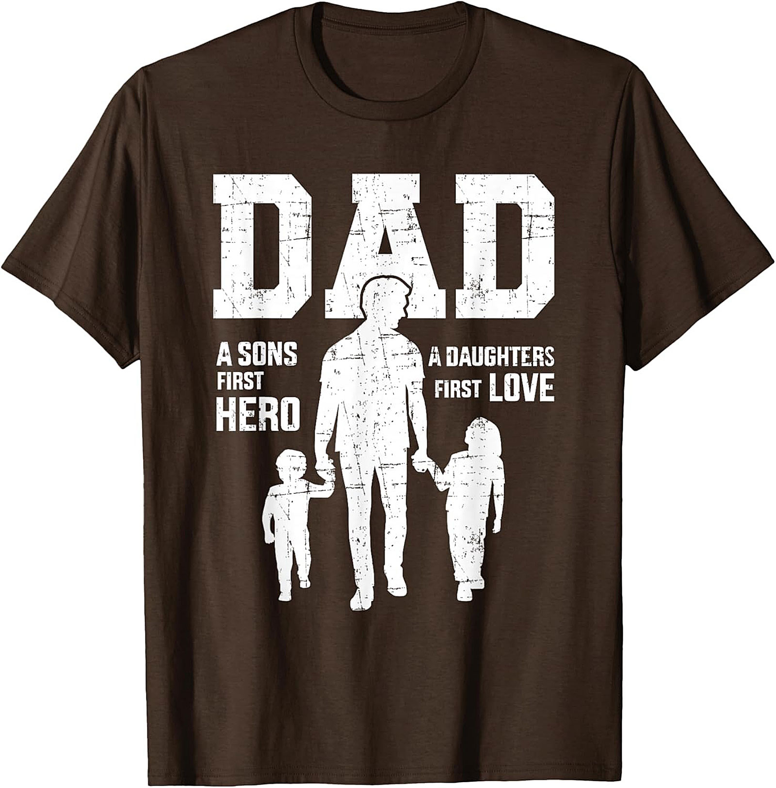 Best Dad First Hero T-shirt Father's Day Graphic Tee