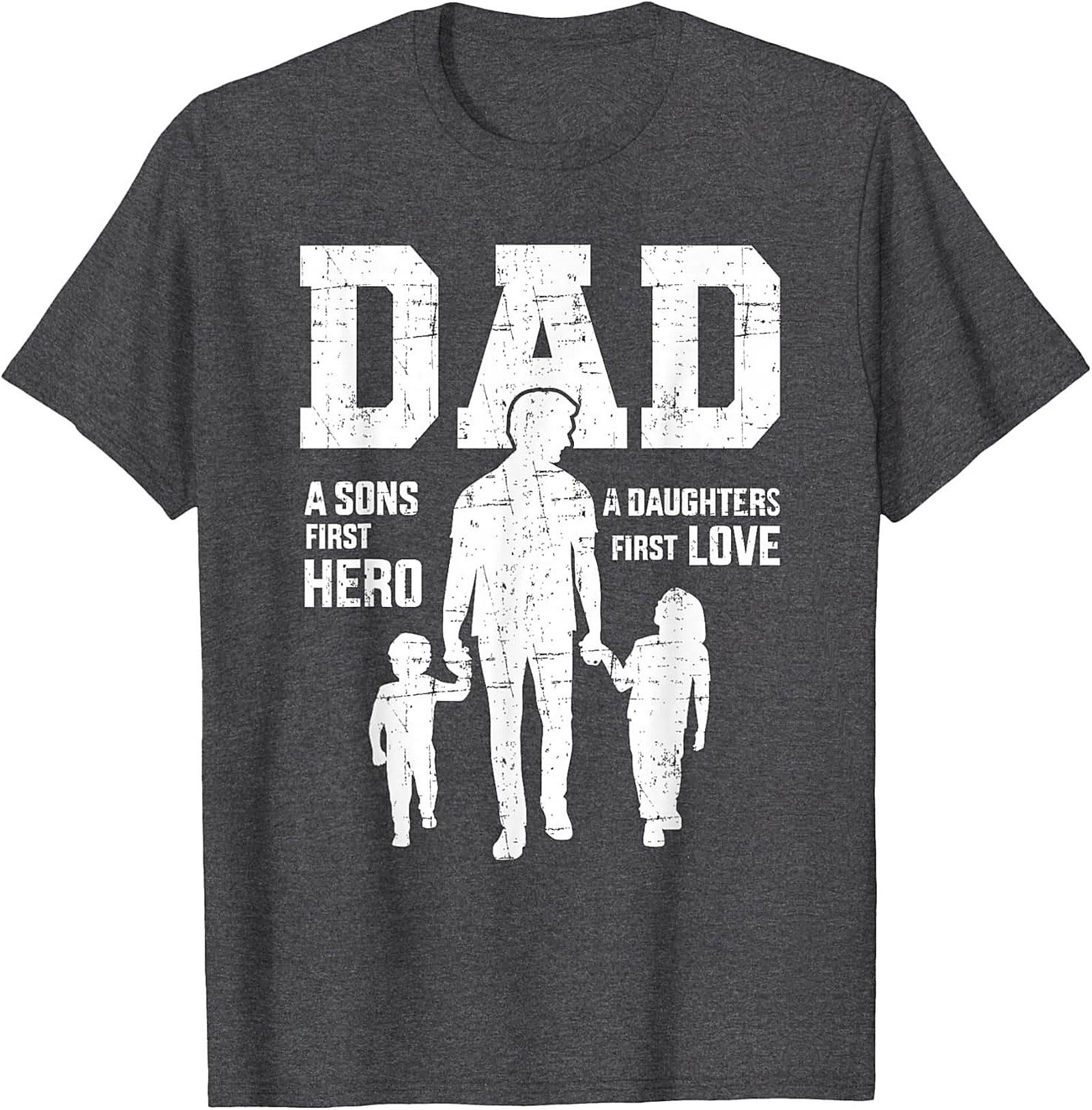 Best Dad First Hero T-shirt Father's Day Graphic Tee