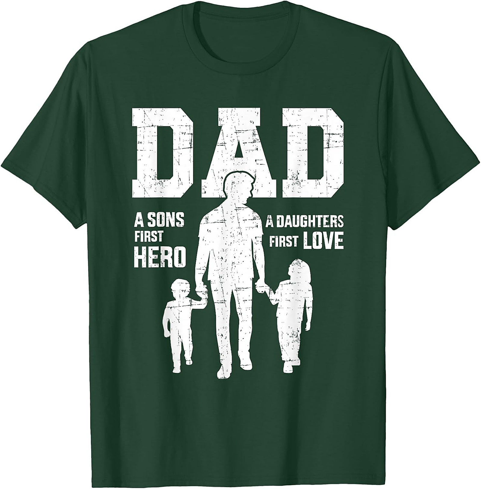 Best Dad First Hero T-shirt Father's Day Graphic Tee