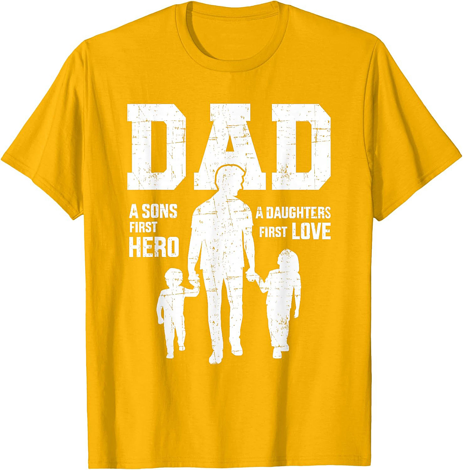 Best Dad First Hero T-shirt Father's Day Graphic Tee