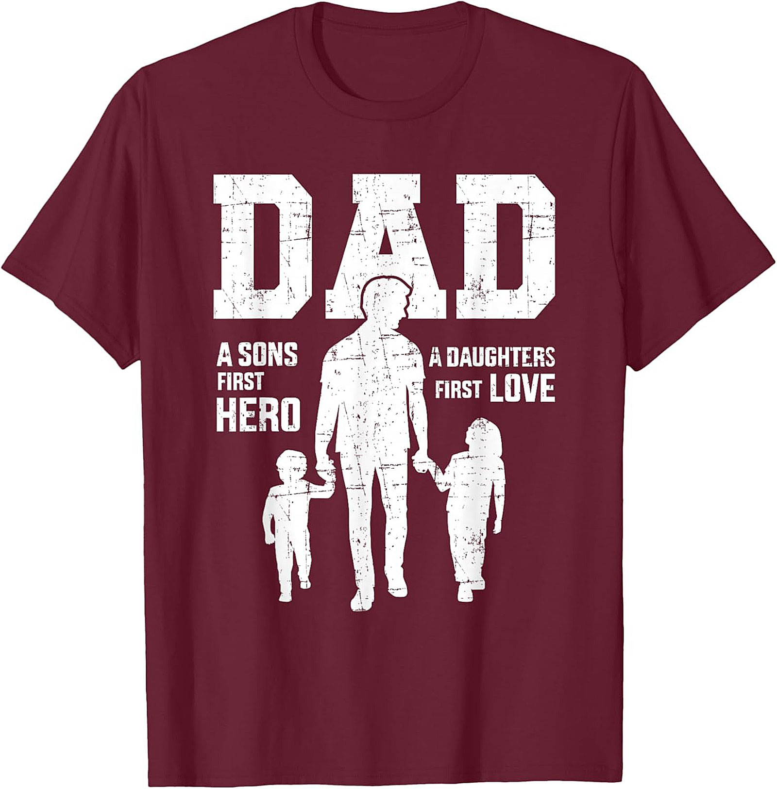Best Dad First Hero T-shirt Father's Day Graphic Tee