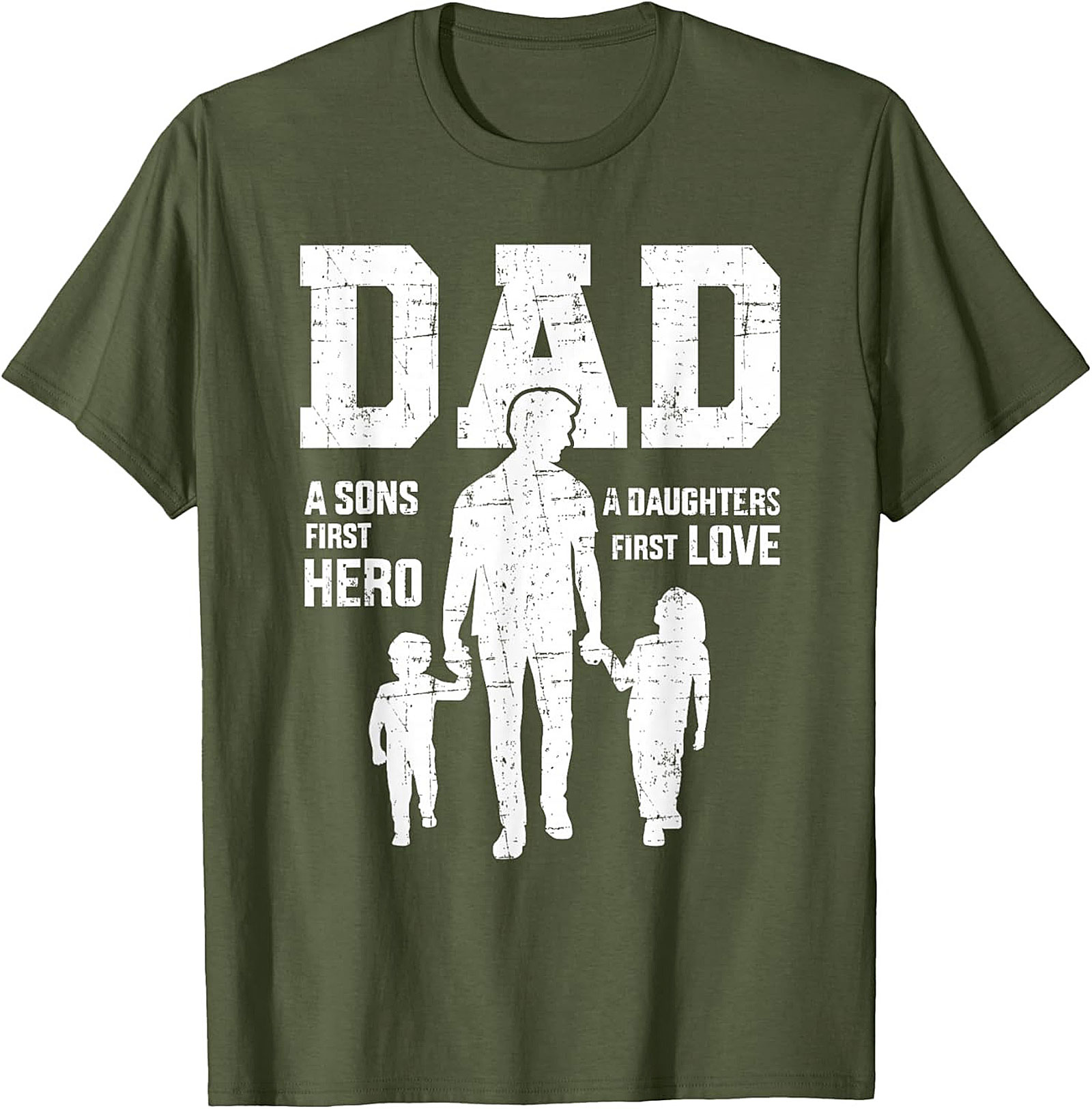 Best Dad First Hero T-shirt Father's Day Graphic Tee