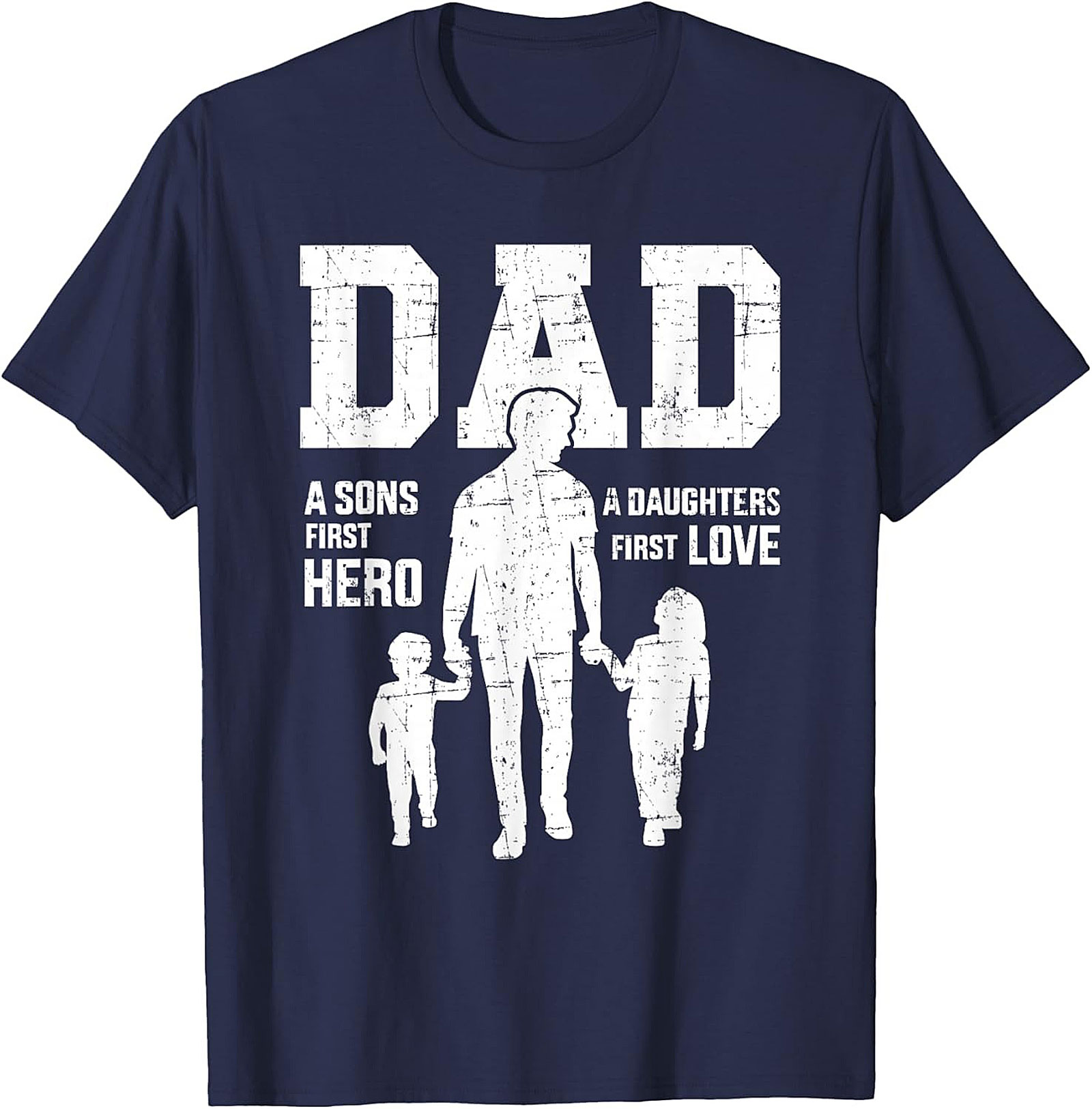 Best Dad First Hero T-shirt Father's Day Graphic Tee