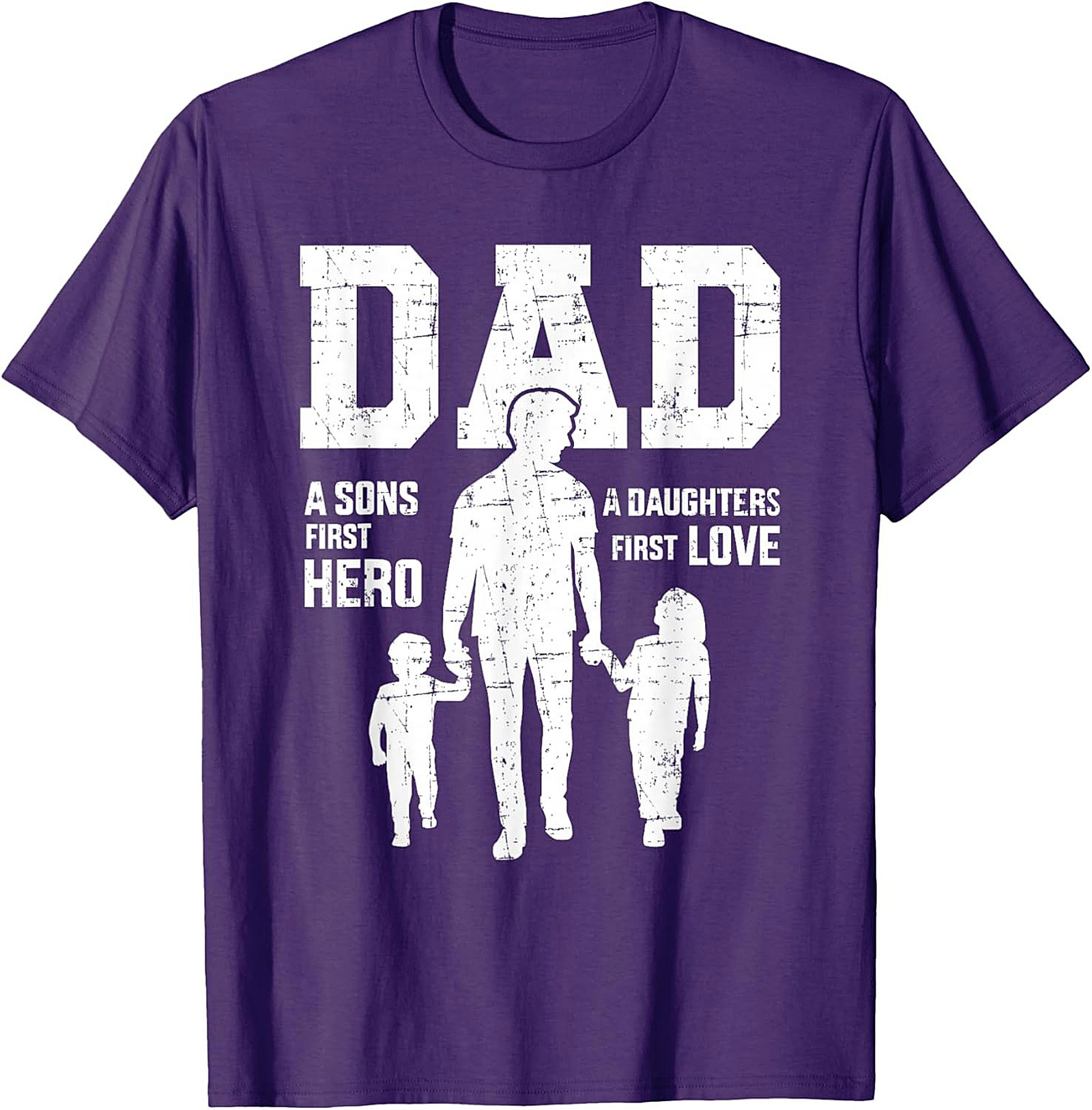Best Dad First Hero T-shirt Father's Day Graphic Tee
