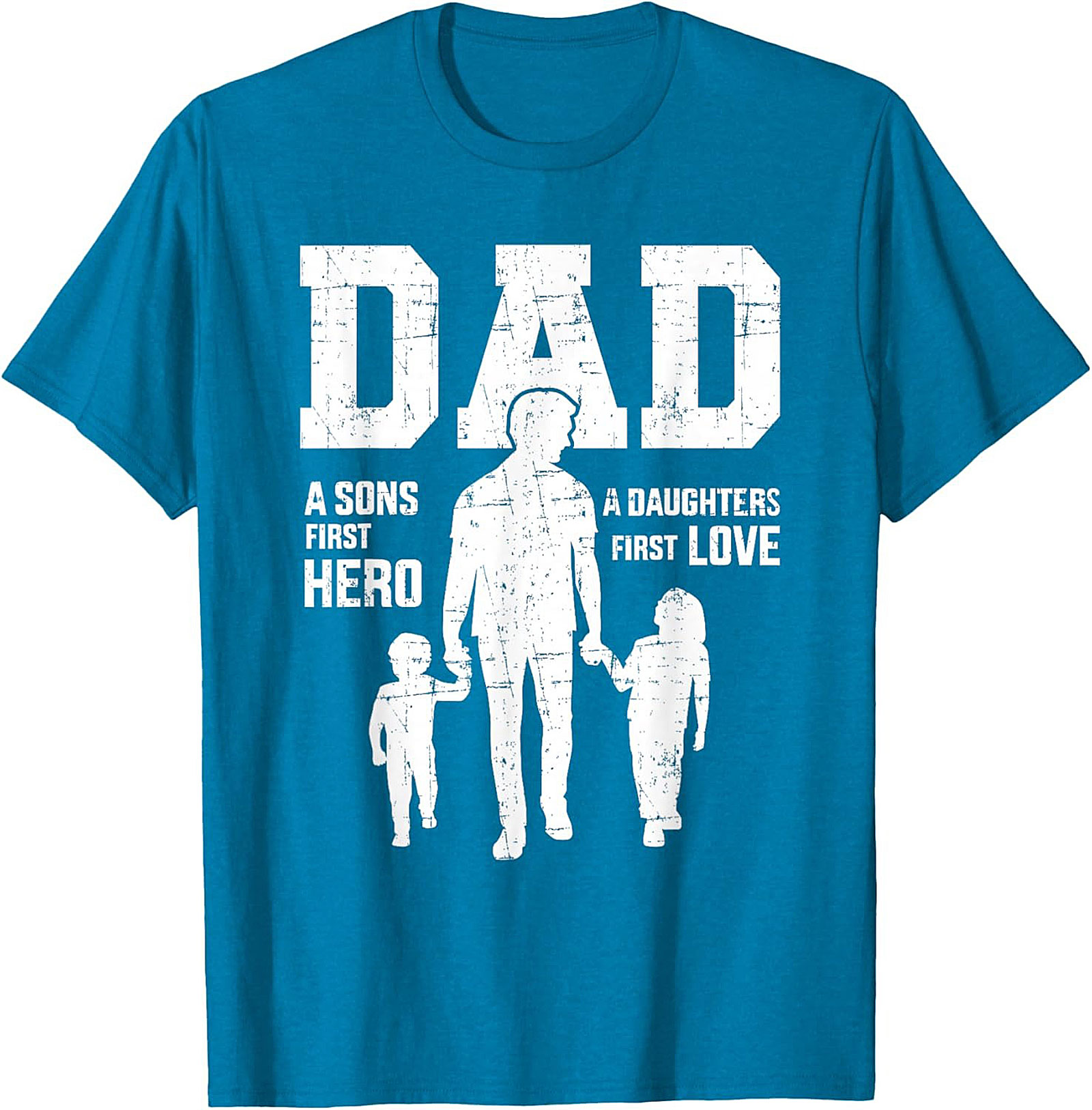 Best Dad First Hero T-shirt Father's Day Graphic Tee