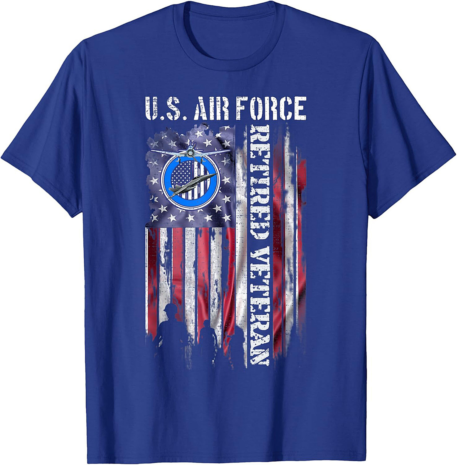 Air Force Retired Veteran T-Shirt | Patriotic Graphic Tee