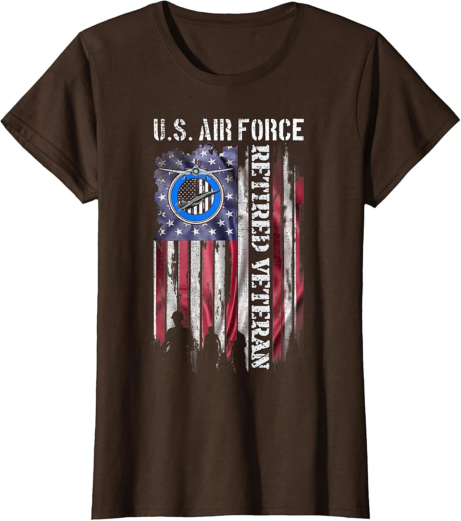 Air Force Retired Veteran T-Shirt | Patriotic Graphic Tee