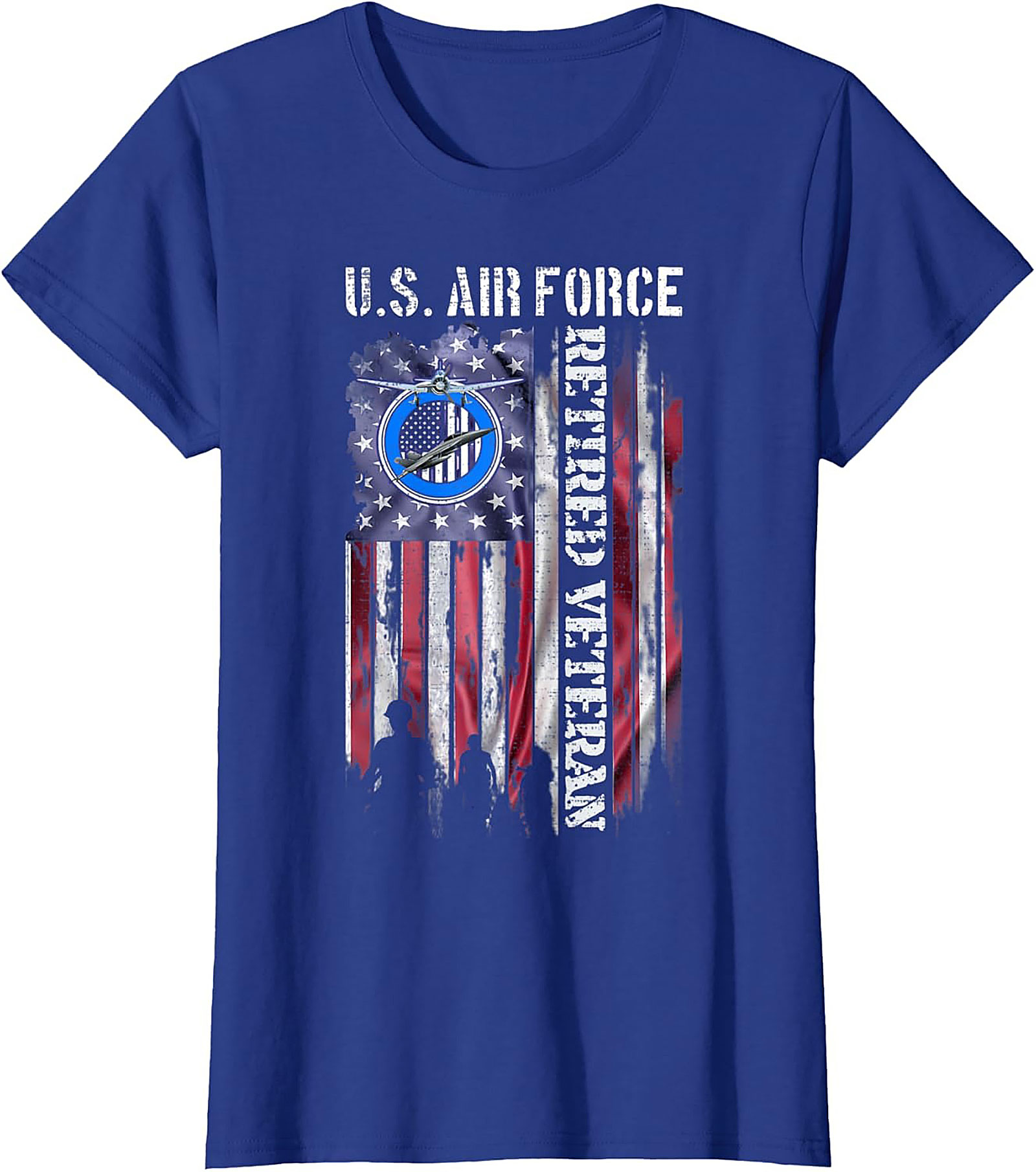 Air Force Retired Veteran T-Shirt | Patriotic Graphic Tee