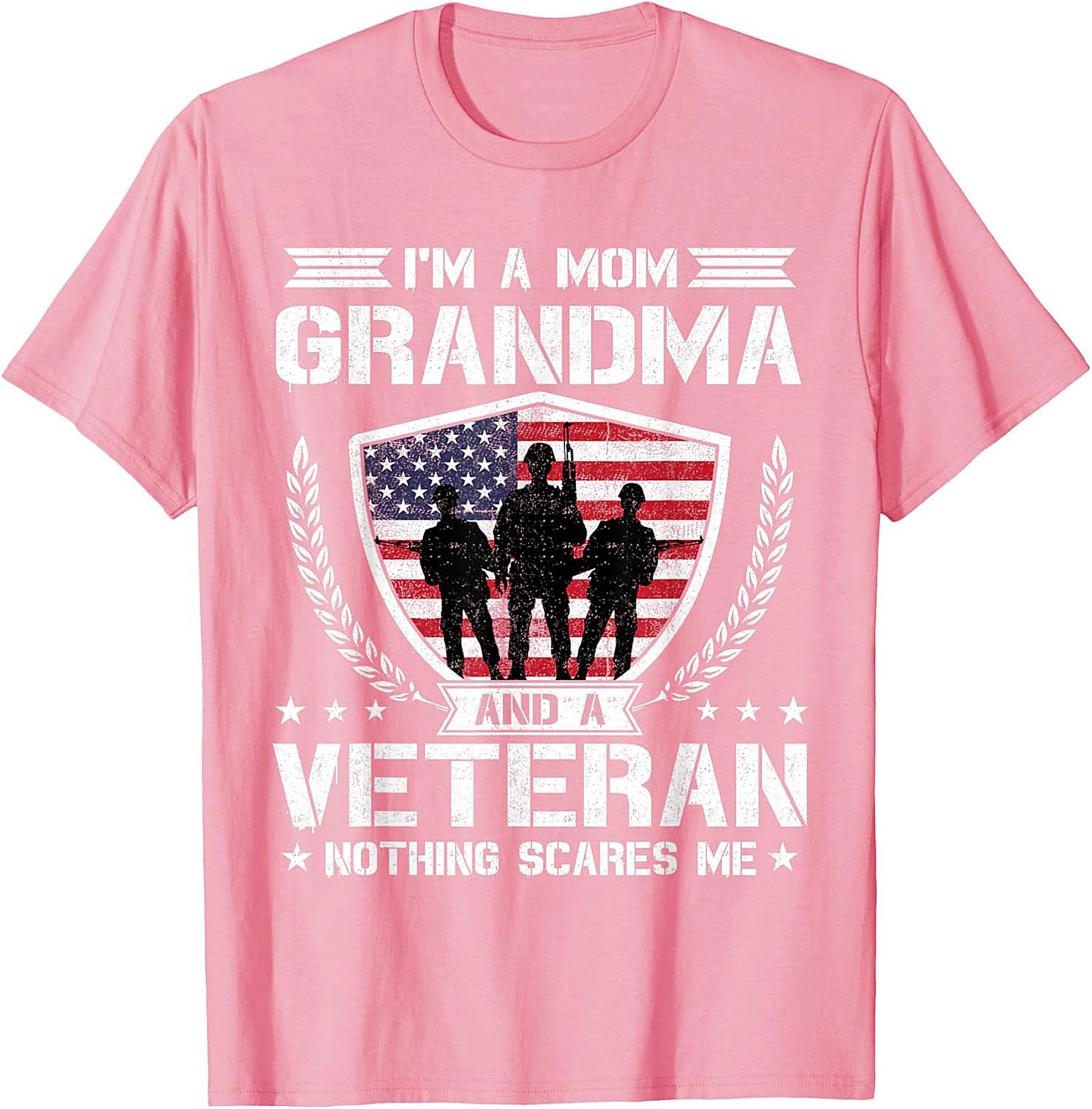 Veteran Grandma T-shirt | Funny Military Mom Graphic Tee