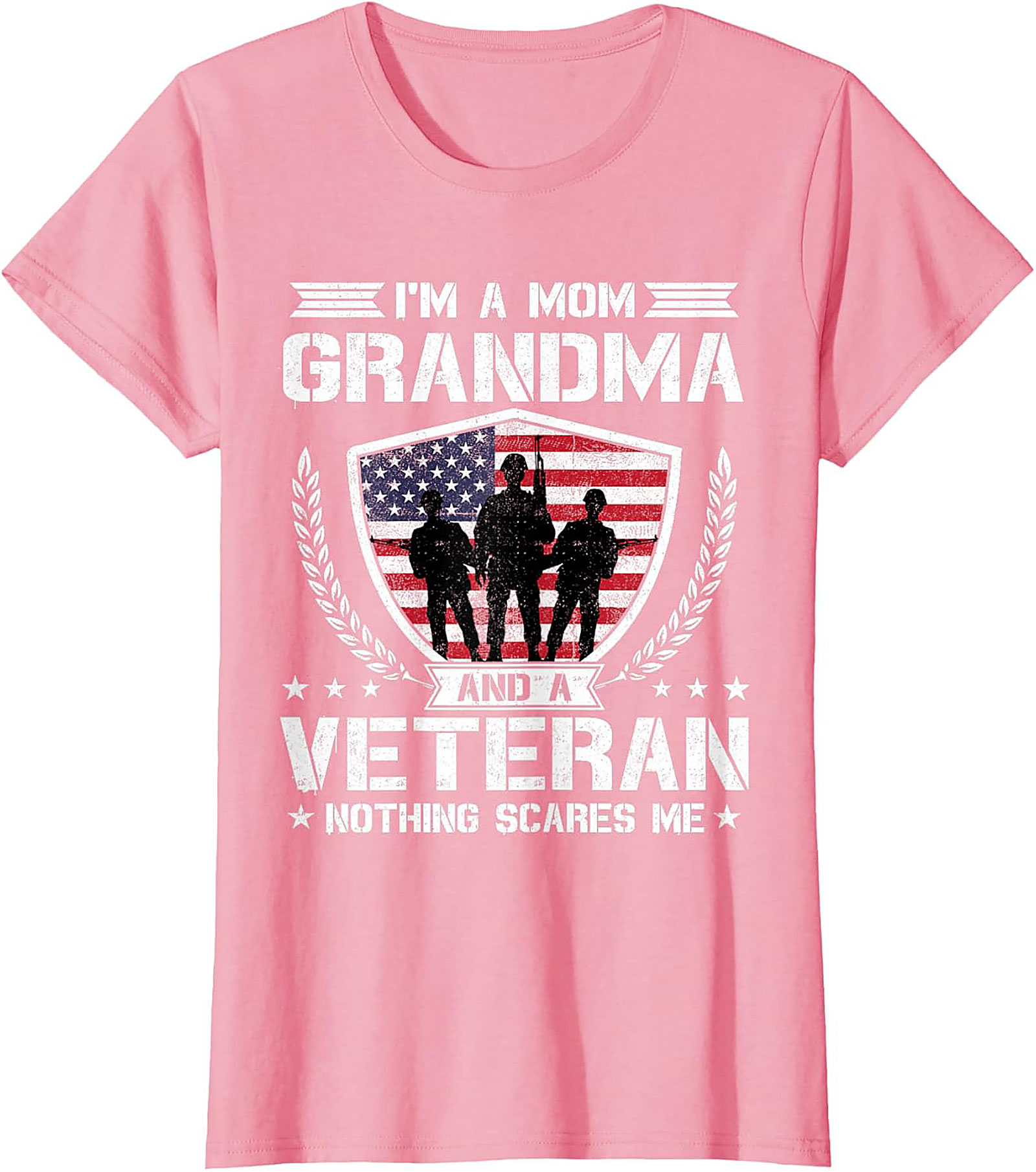 Veteran Grandma T-shirt | Funny Military Mom Graphic Tee