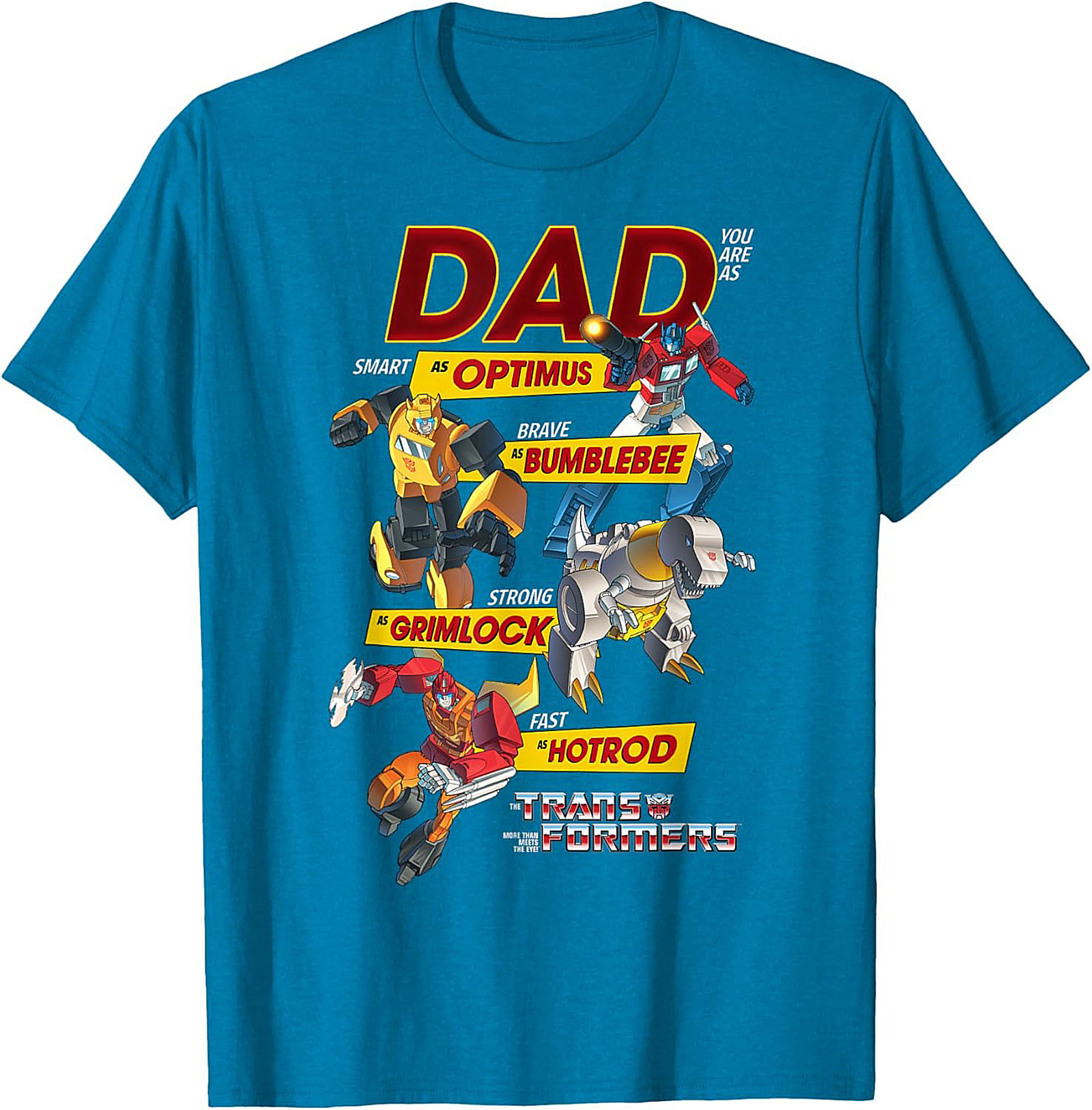 Transformers Dad T-Shirt Funny Optimus Prime Graphic Tee