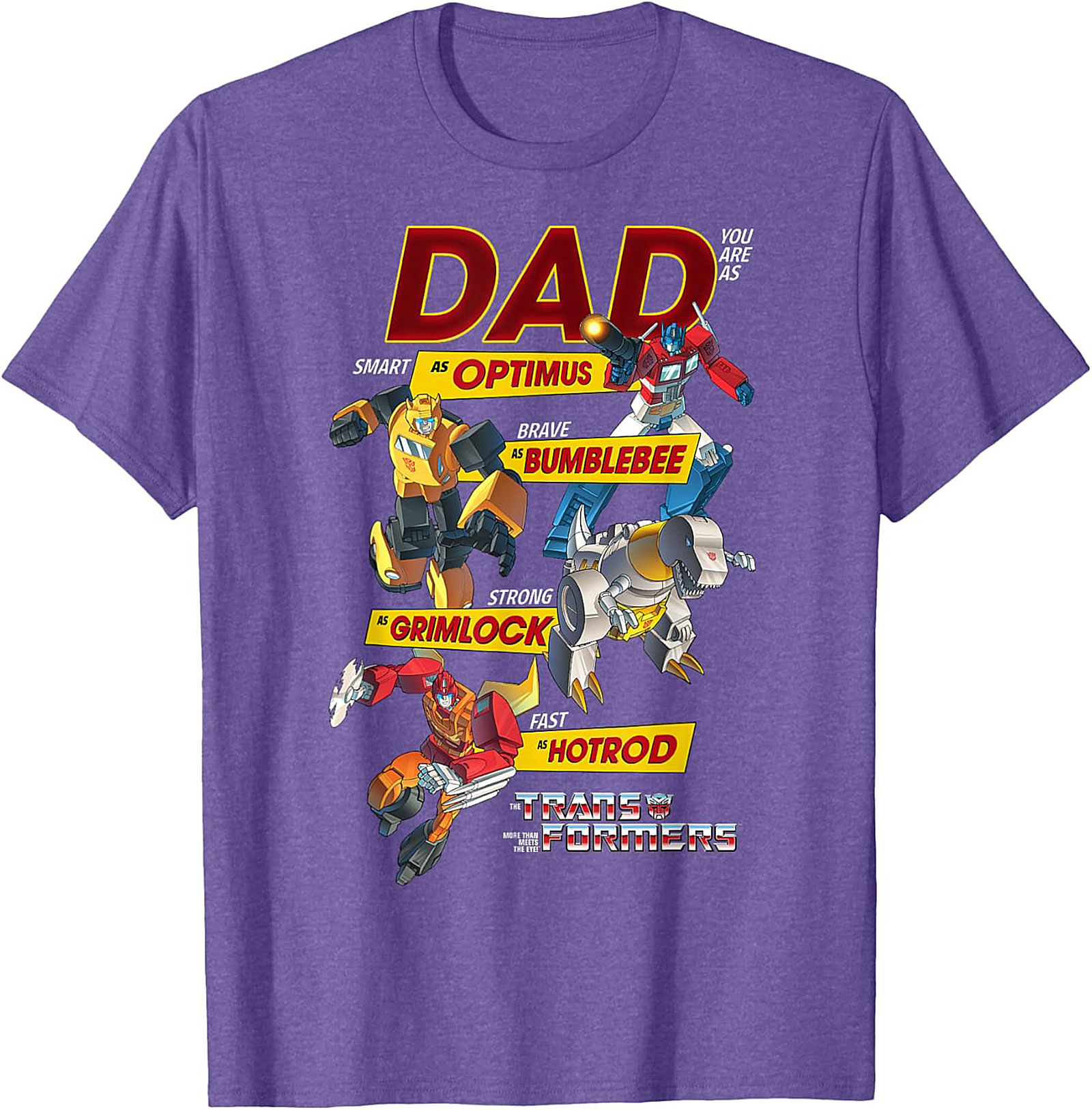 Transformers Dad T-Shirt Funny Optimus Prime Graphic Tee