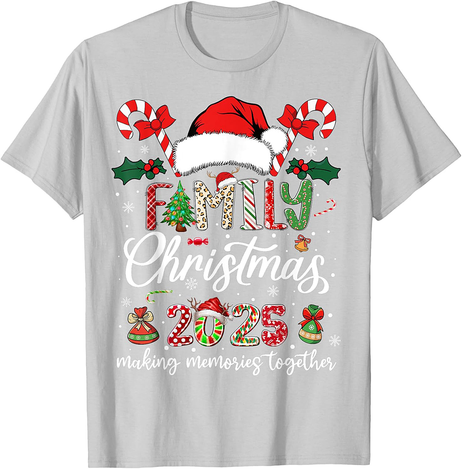 Family Christmas 2025 Graphic Tee Unisex Shirt