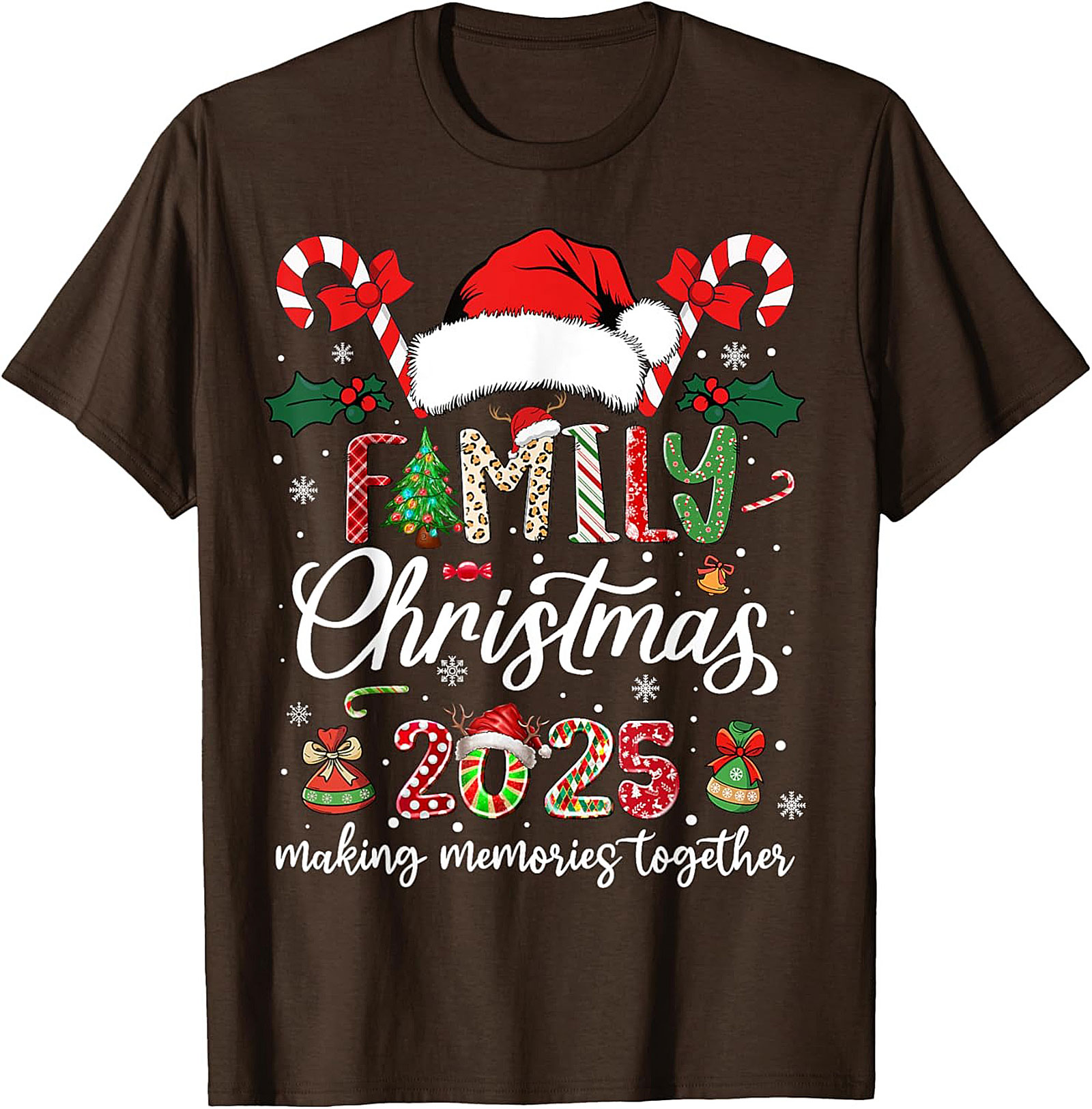 Family Christmas 2025 Graphic Tee Unisex Shirt