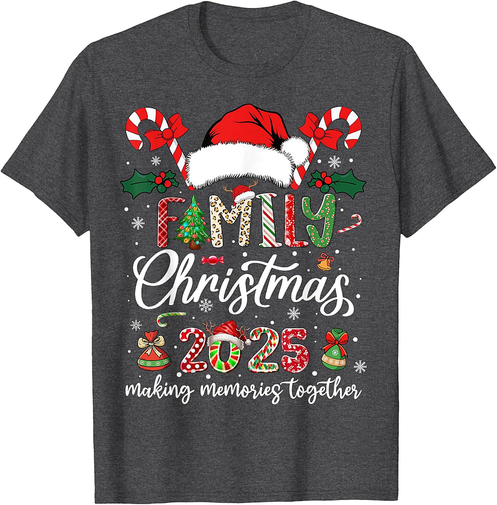 Family Christmas 2025 Graphic Tee Unisex Shirt