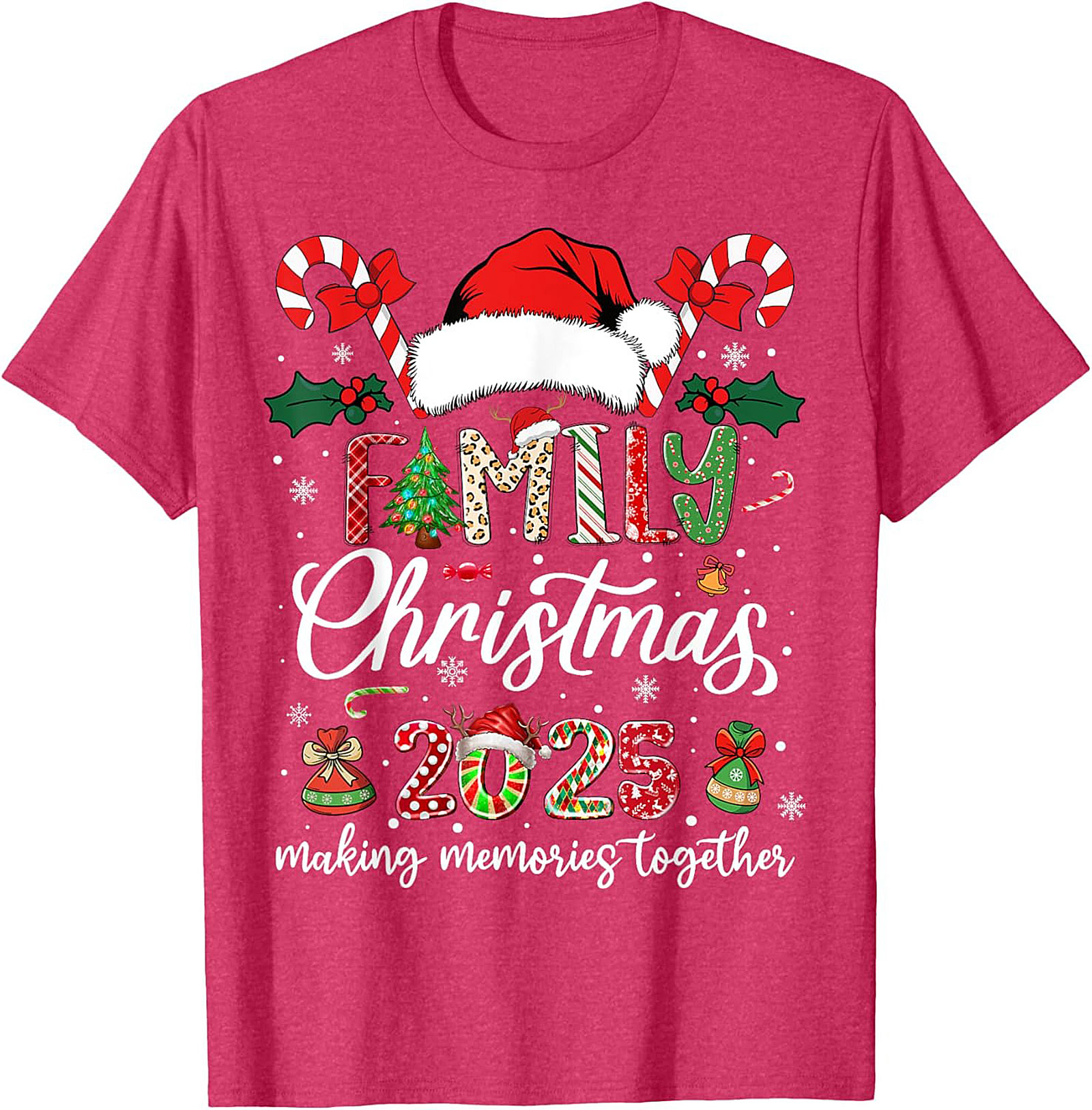 Family Christmas 2025 Graphic Tee Unisex Shirt