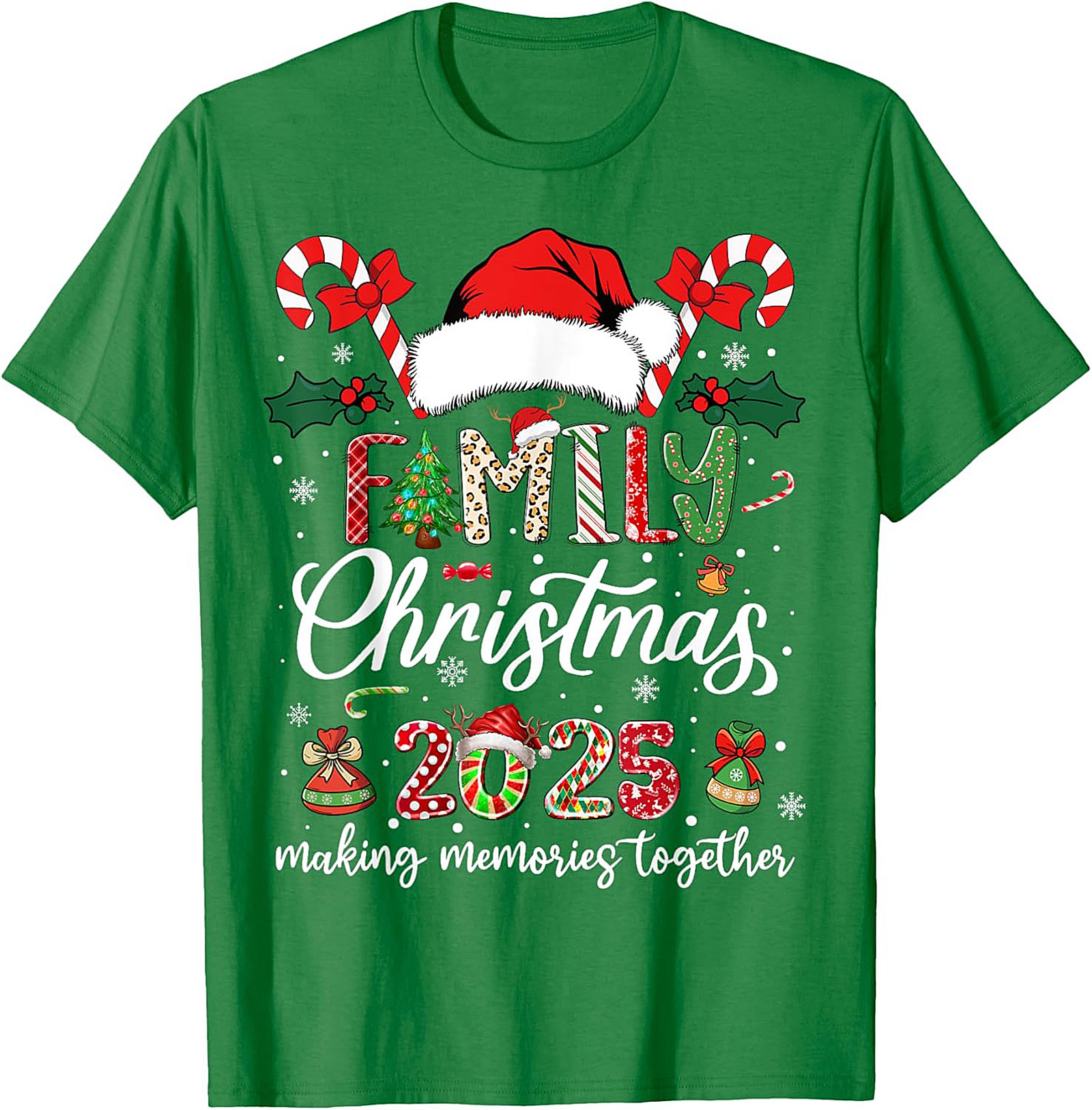 Family Christmas 2025 Graphic Tee Unisex Shirt