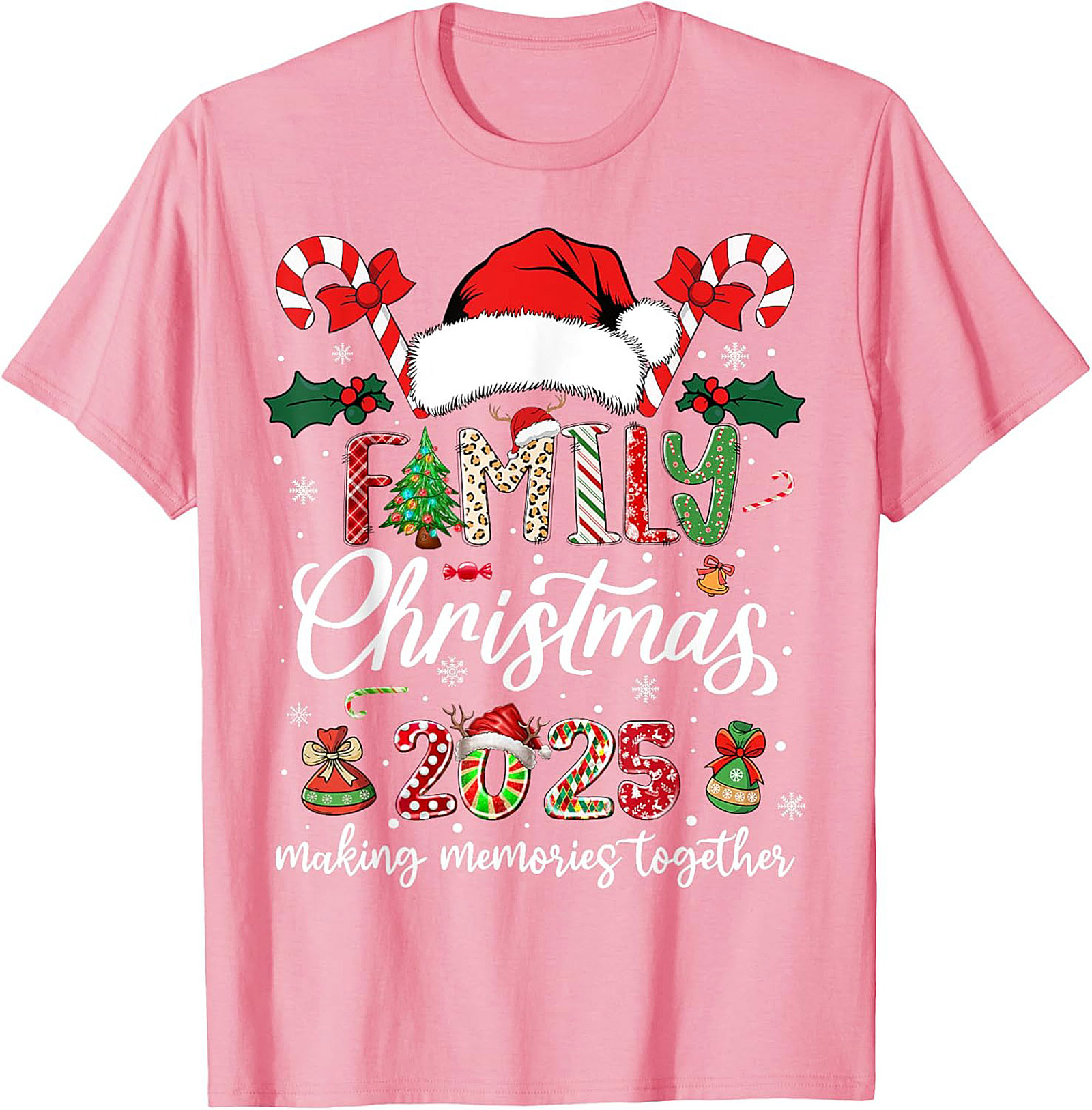 Family Christmas 2025 Graphic Tee Unisex Shirt