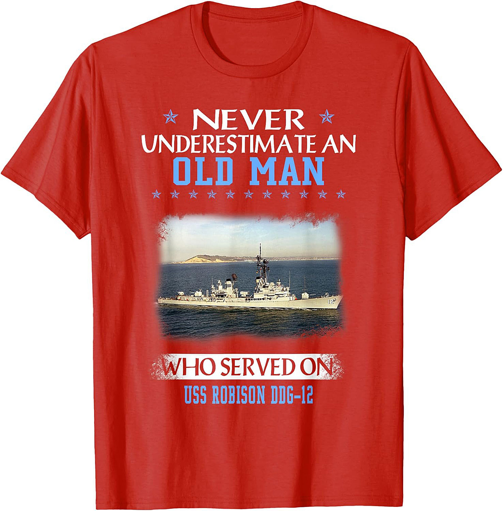 USS Robison DDG-12 Veteran T-shirt | Navy Funny Tee