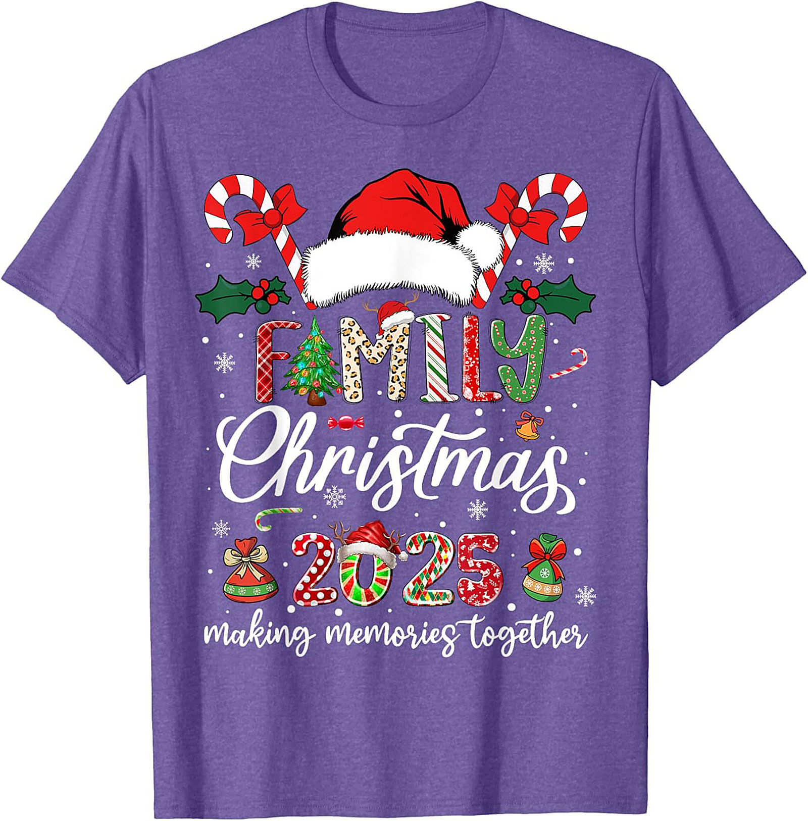 Family Christmas 2025 Graphic Tee Unisex Shirt